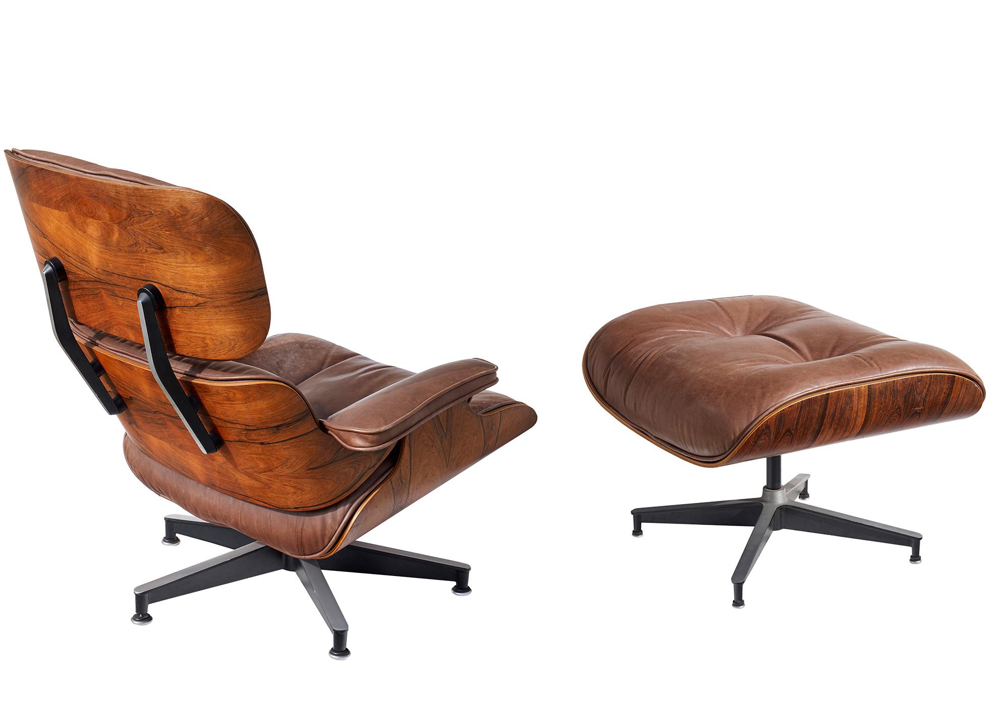 Lounge Chair and Ottoman by Charles and Ray Eames 1