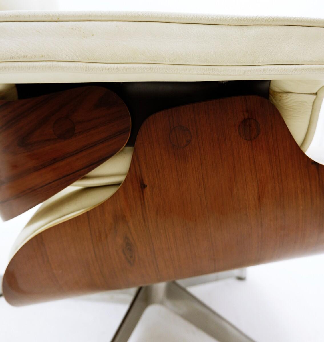 Italian Lounge Chair and Ottoman by Charles Eames for IFC Milan