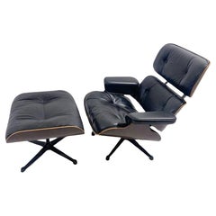  Lounge Chair and ottoman by Charles & Ray Eames for ICF Herman Miller, 1970s