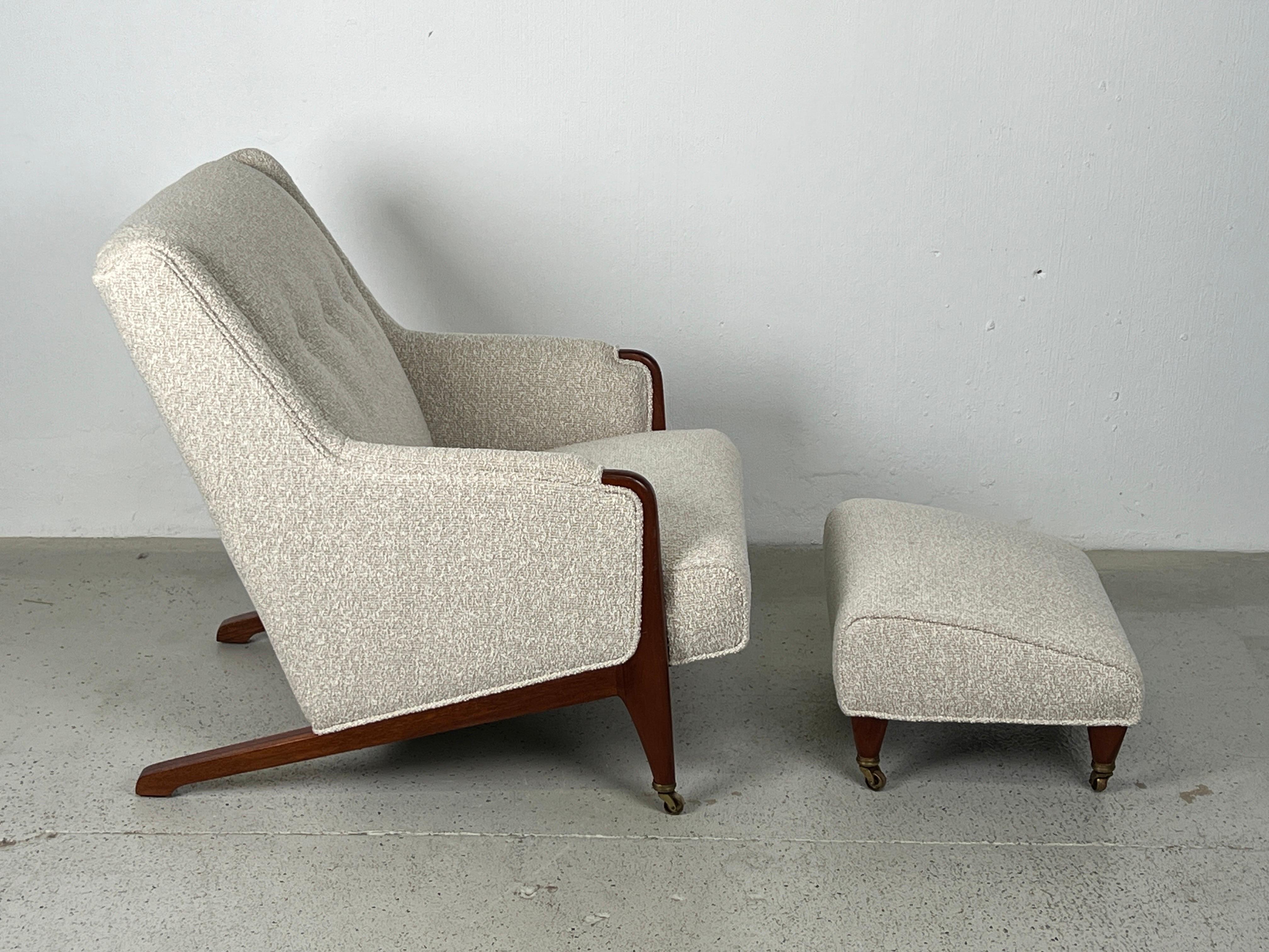 Lounge Chair and Ottoman by Edward Wormley for Dunbar  11