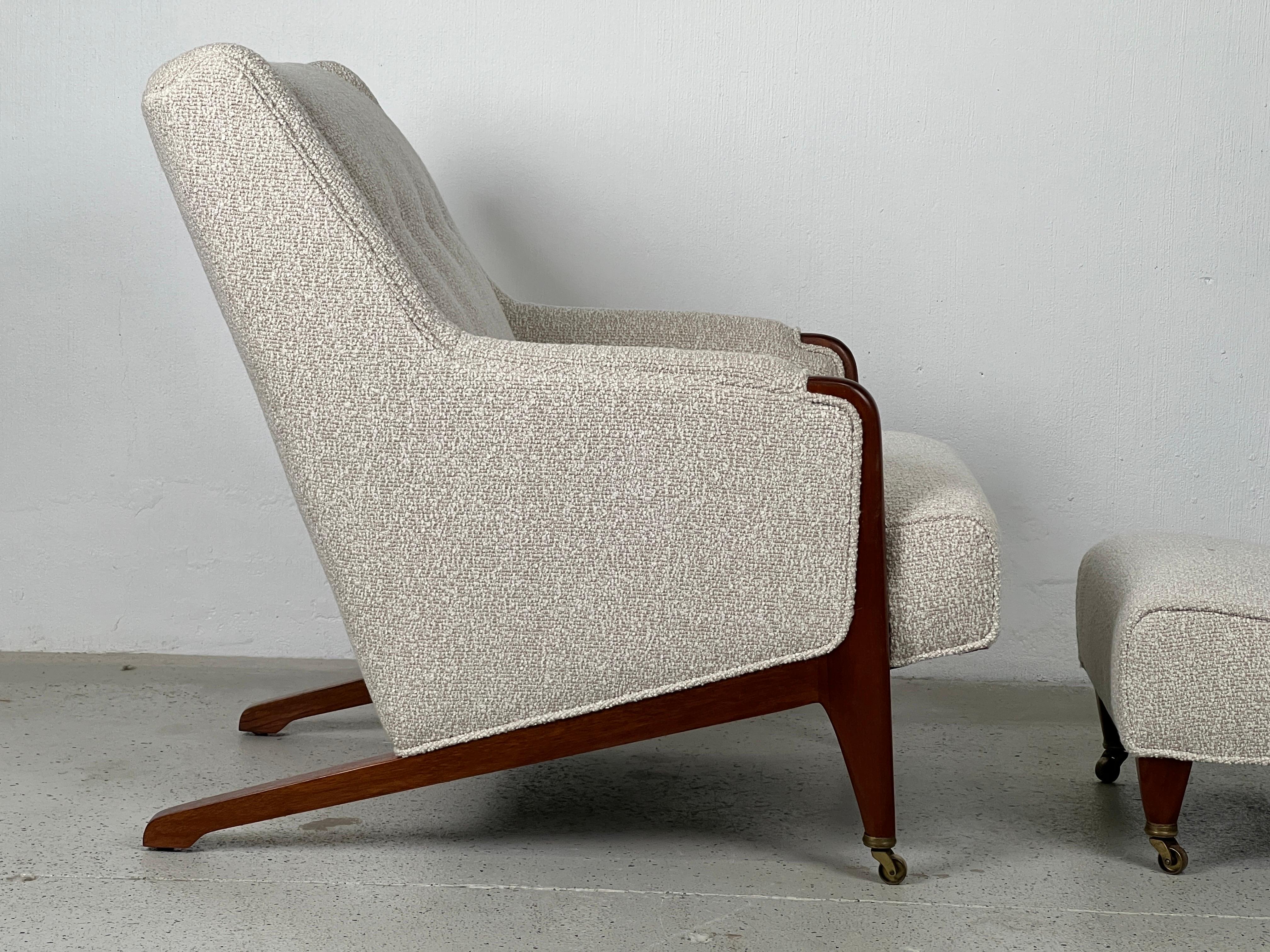 Lounge Chair and Ottoman by Edward Wormley for Dunbar  12