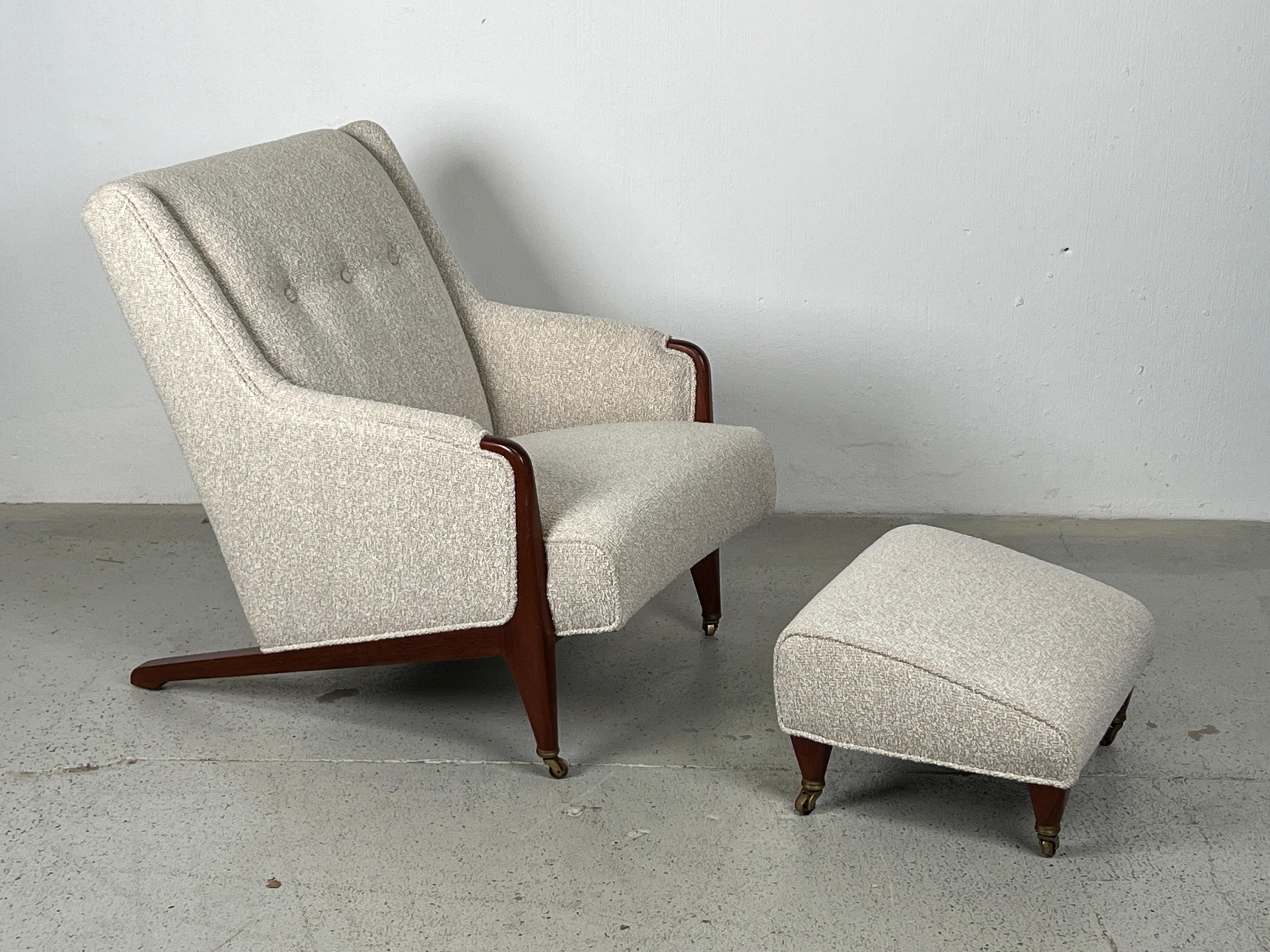 Lounge Chair and Ottoman by Edward Wormley for Dunbar  13