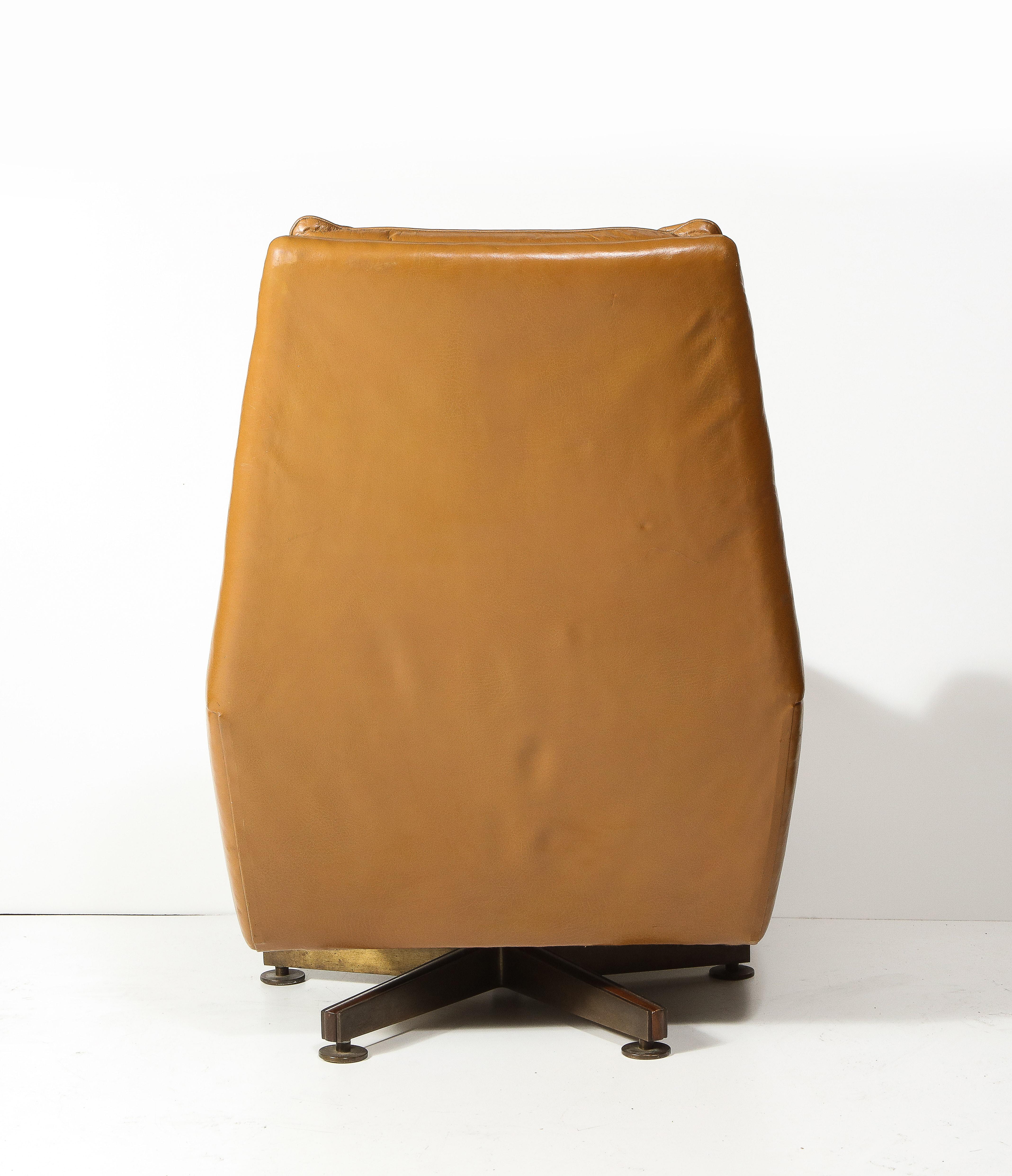 Loungesessel und Ottomane von Edward Wormley für Dunbar, Vereinigte Staaten, um 1980 im Angebot 5