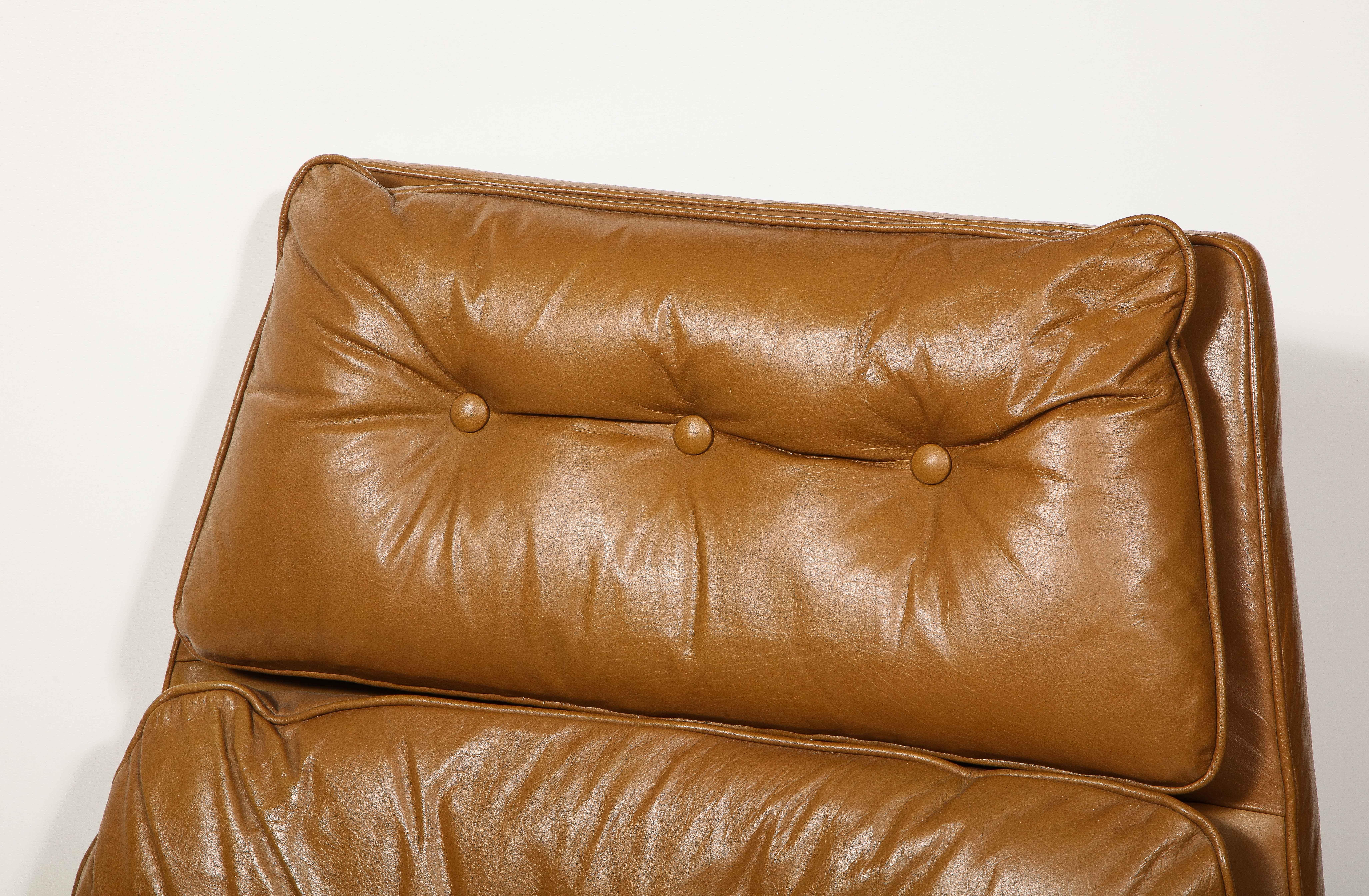 Loungesessel und Ottomane von Edward Wormley für Dunbar, Vereinigte Staaten, um 1980 im Angebot 6