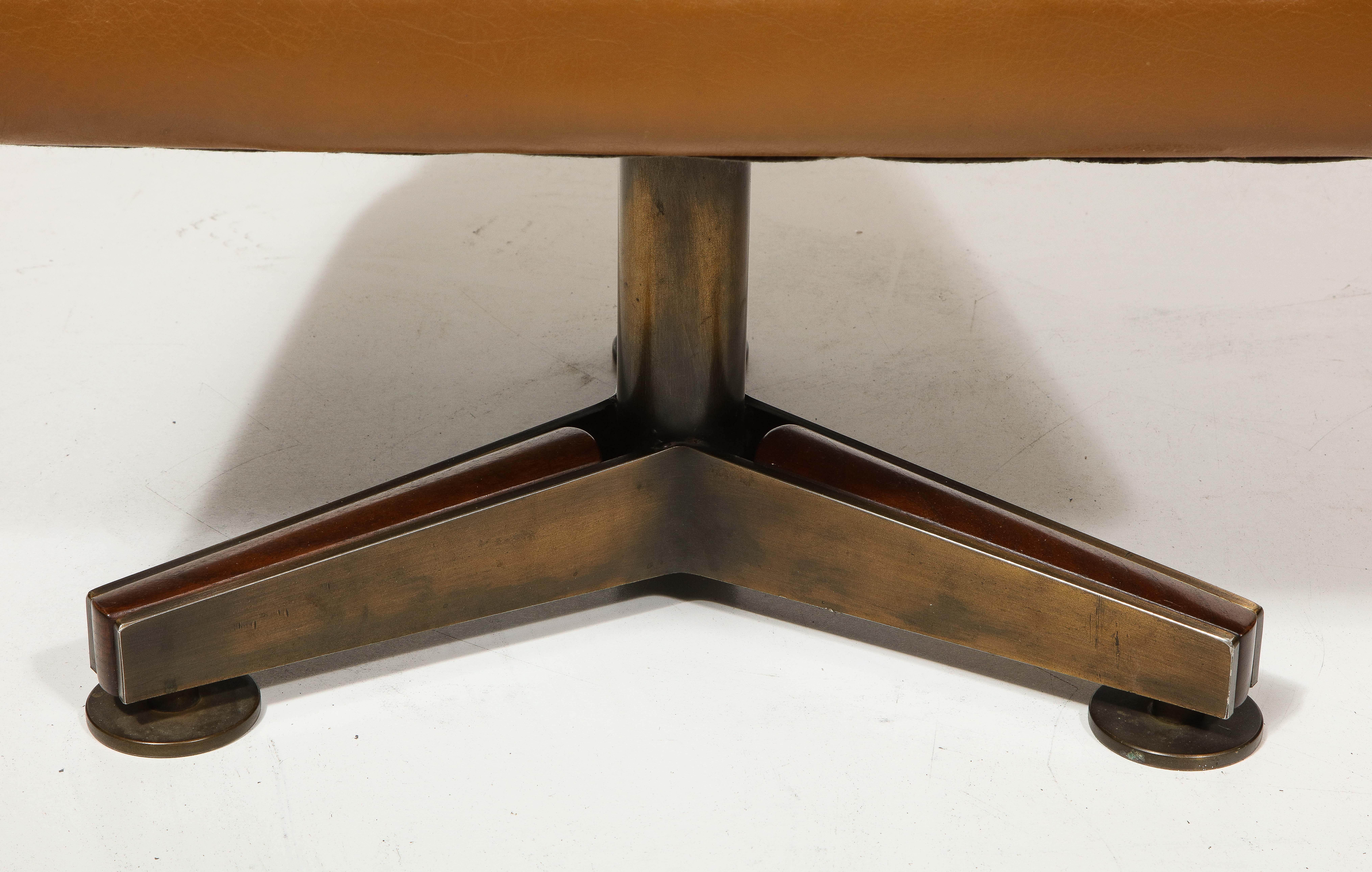 Loungesessel und Ottomane von Edward Wormley für Dunbar, Vereinigte Staaten, um 1980 im Angebot 10