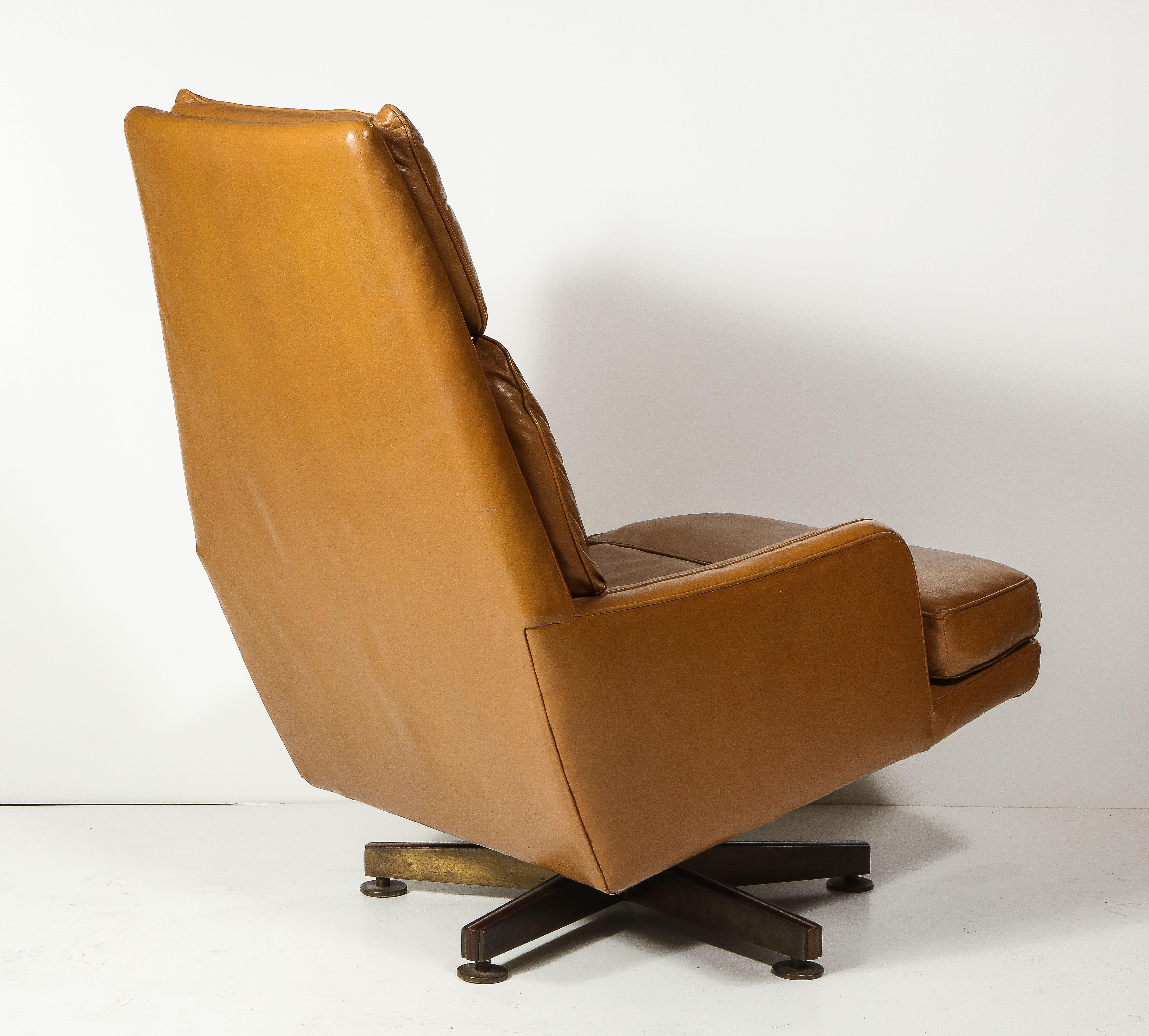 Loungesessel und Ottomane von Edward Wormley für Dunbar, Vereinigte Staaten, um 1980 im Angebot 12