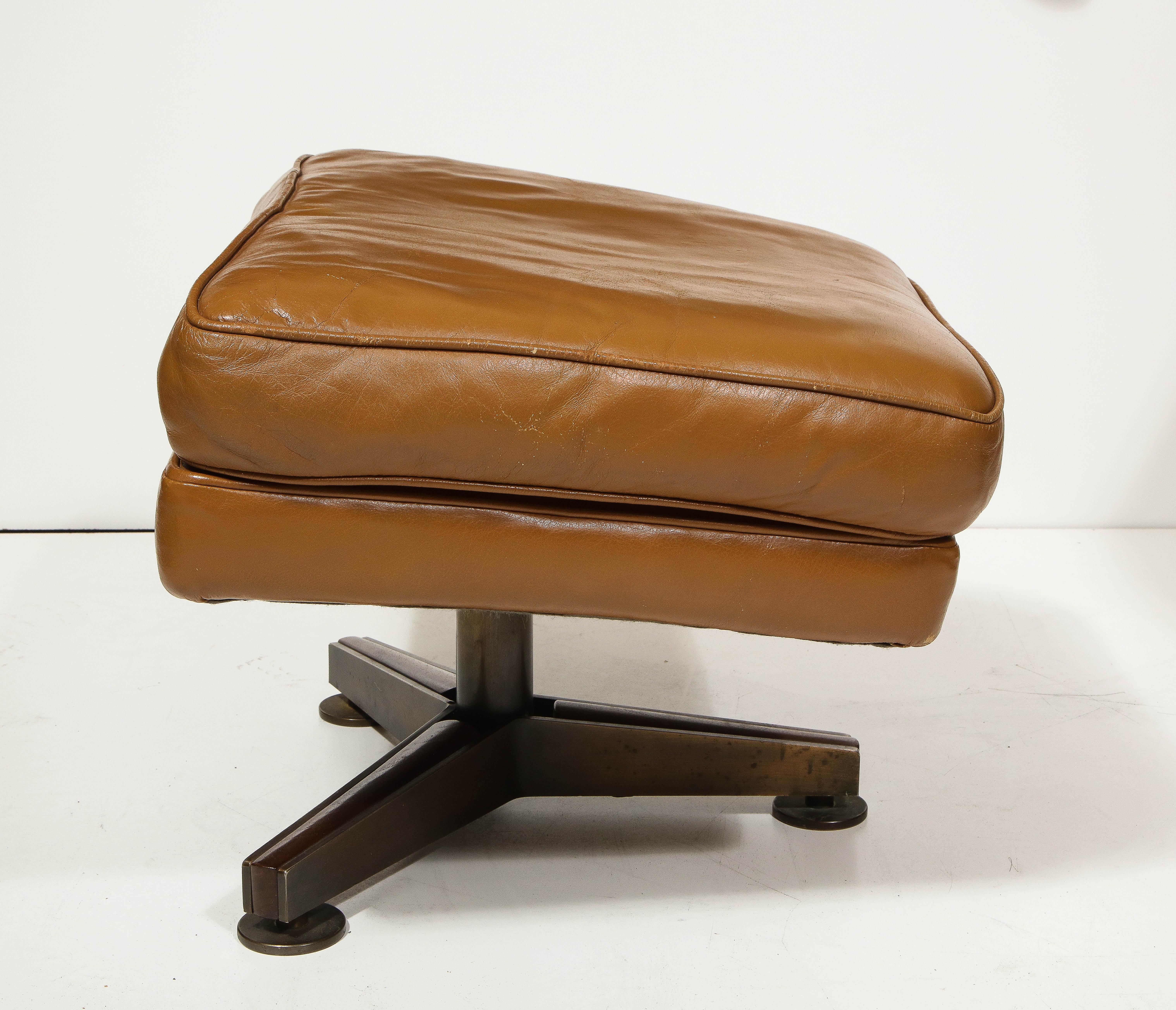 Loungesessel und Ottomane von Edward Wormley für Dunbar, Vereinigte Staaten, um 1980 im Angebot 13