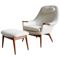 Lounge Chair and Ottoman by Gerhard Berg