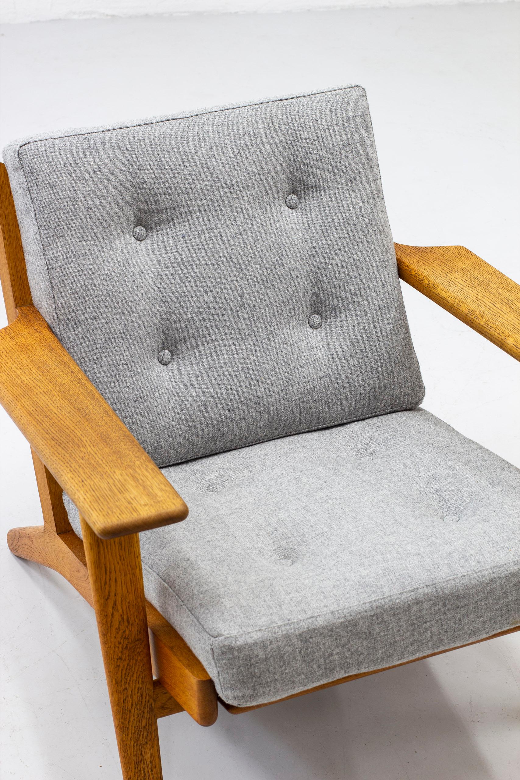 Lounge Chair and Ottoman by Hans J. Wegner for GETAMA, Denmark, 1960s 1