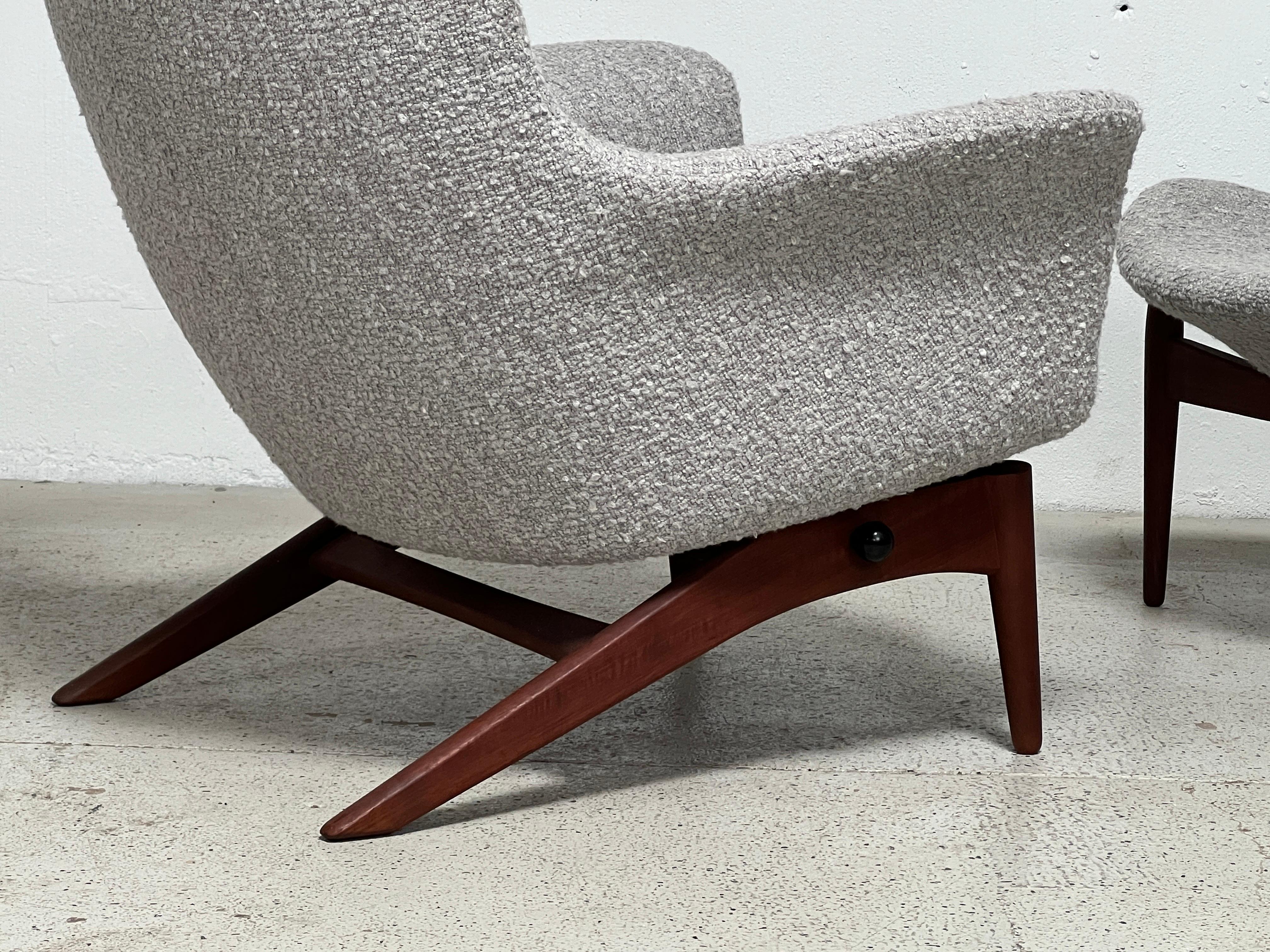 Lounge Chair and Ottoman by HW Klein for Bramin 6