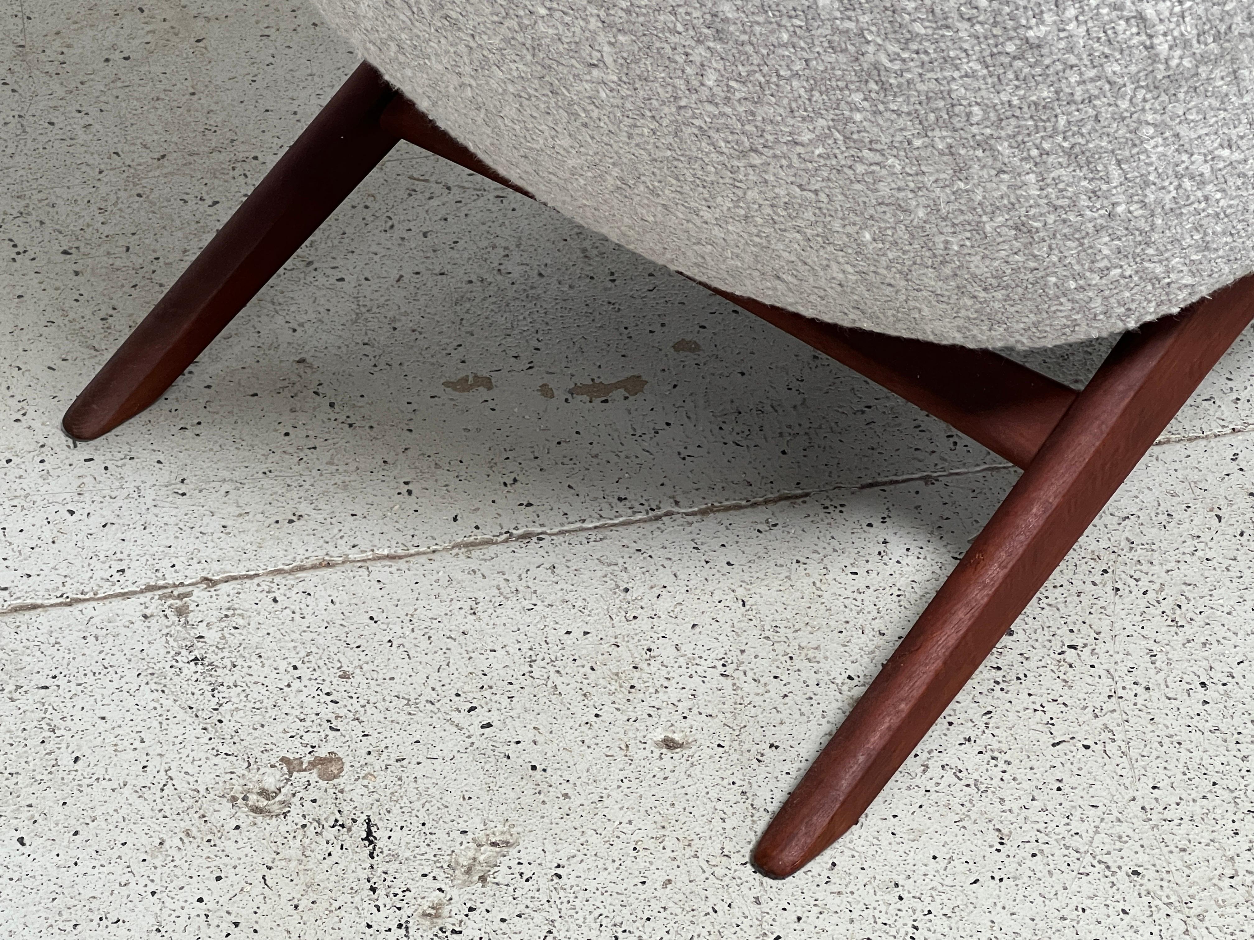 Lounge Chair and Ottoman by HW Klein for Bramin 8