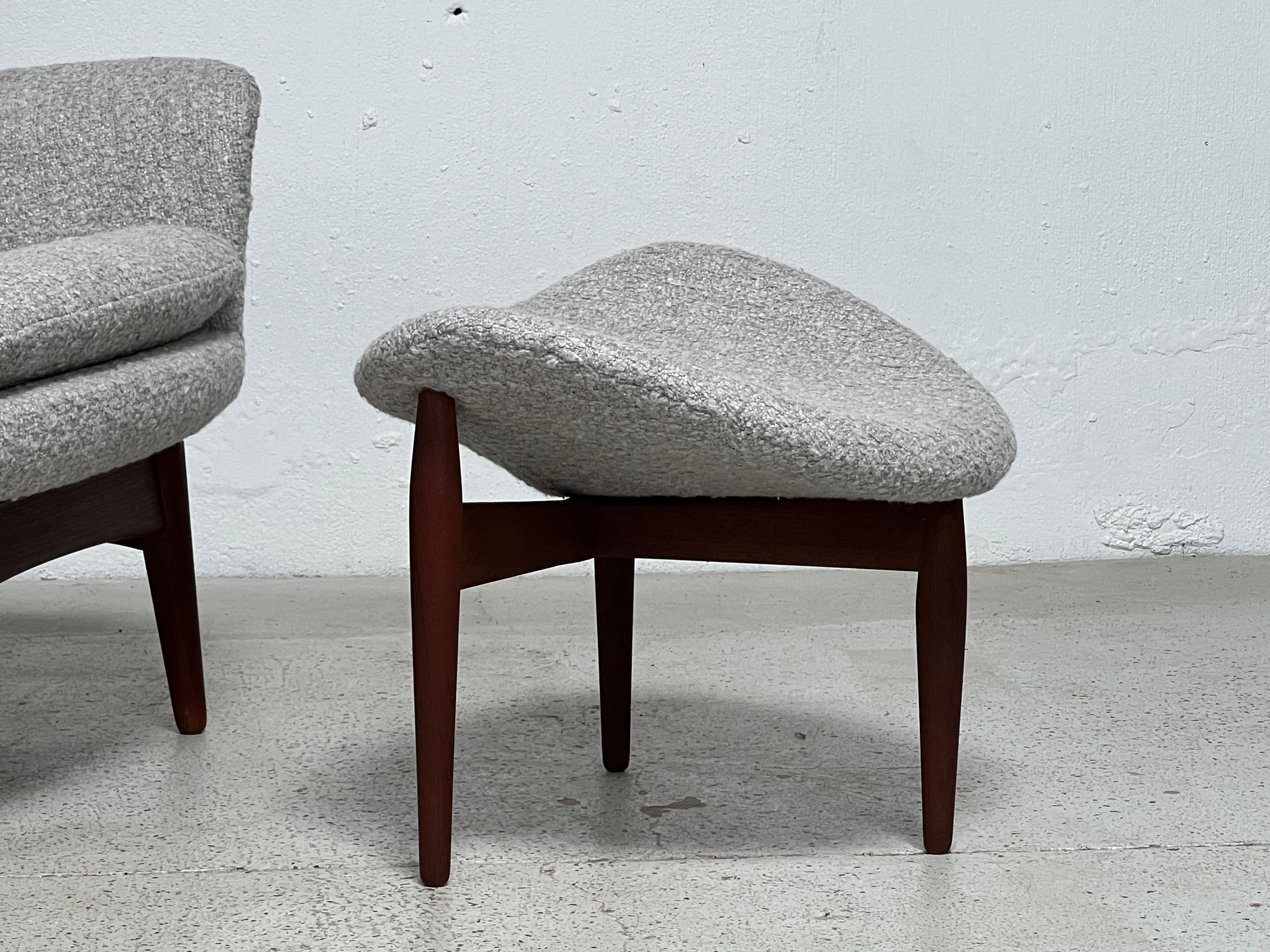 Lounge Chair and Ottoman by HW Klein for Bramin 10