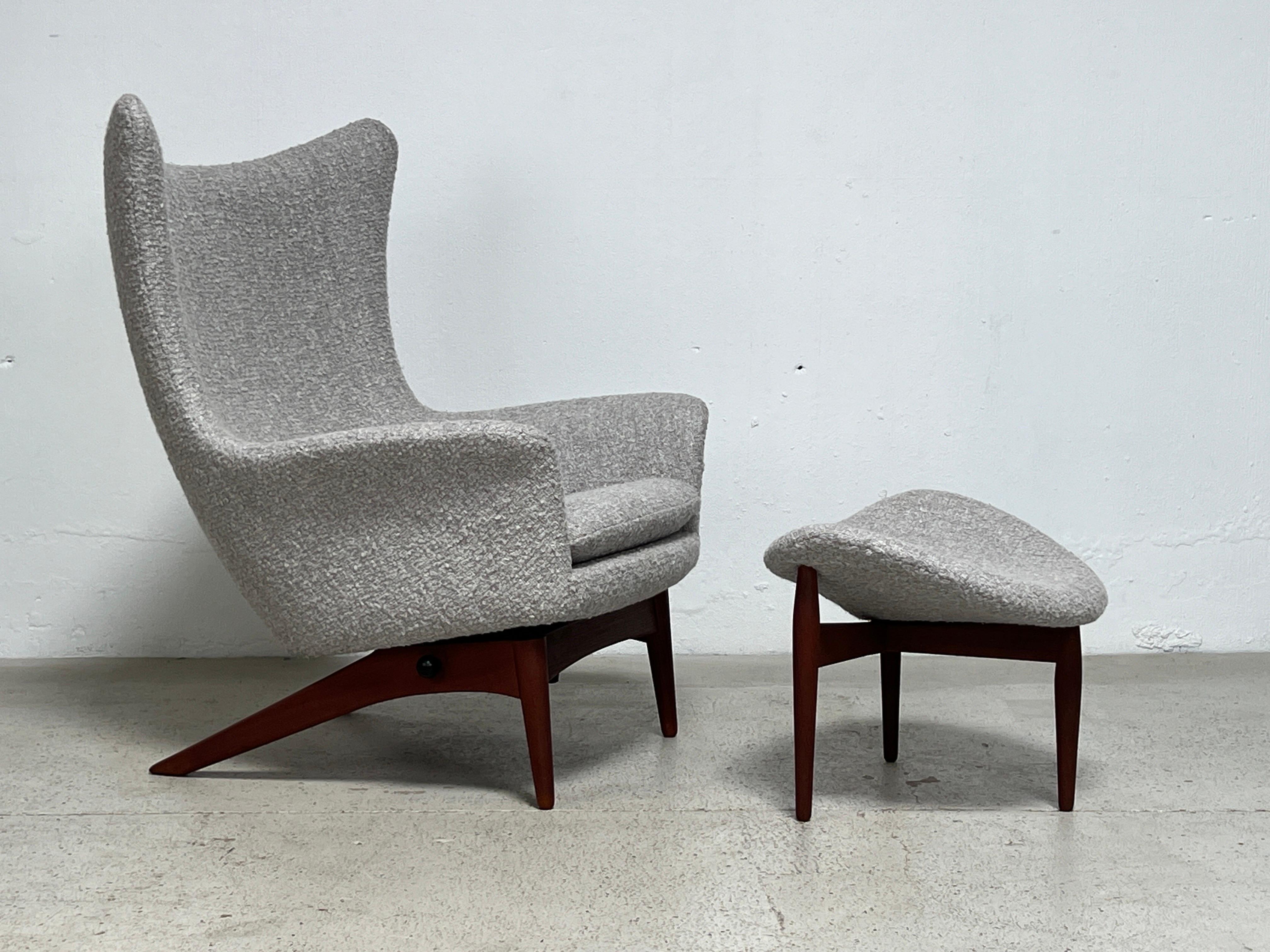 Lounge Chair and Ottoman by HW Klein for Bramin 11