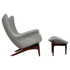 Lounge Chair and Ottoman by HW Klein for Bramin