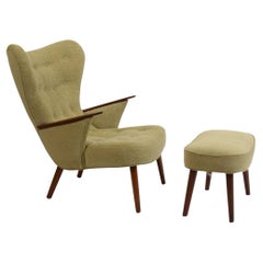 lounge chair and ottoman by Ib Madsen & Acton Schubell