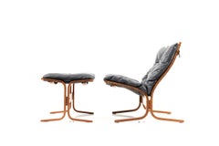 Lounge Chair and Ottoman by Ingmar Relling for Westnofa