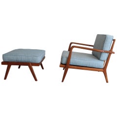 Lounge Chair and Ottoman by Mel Smilow for Smilow-Thielle
