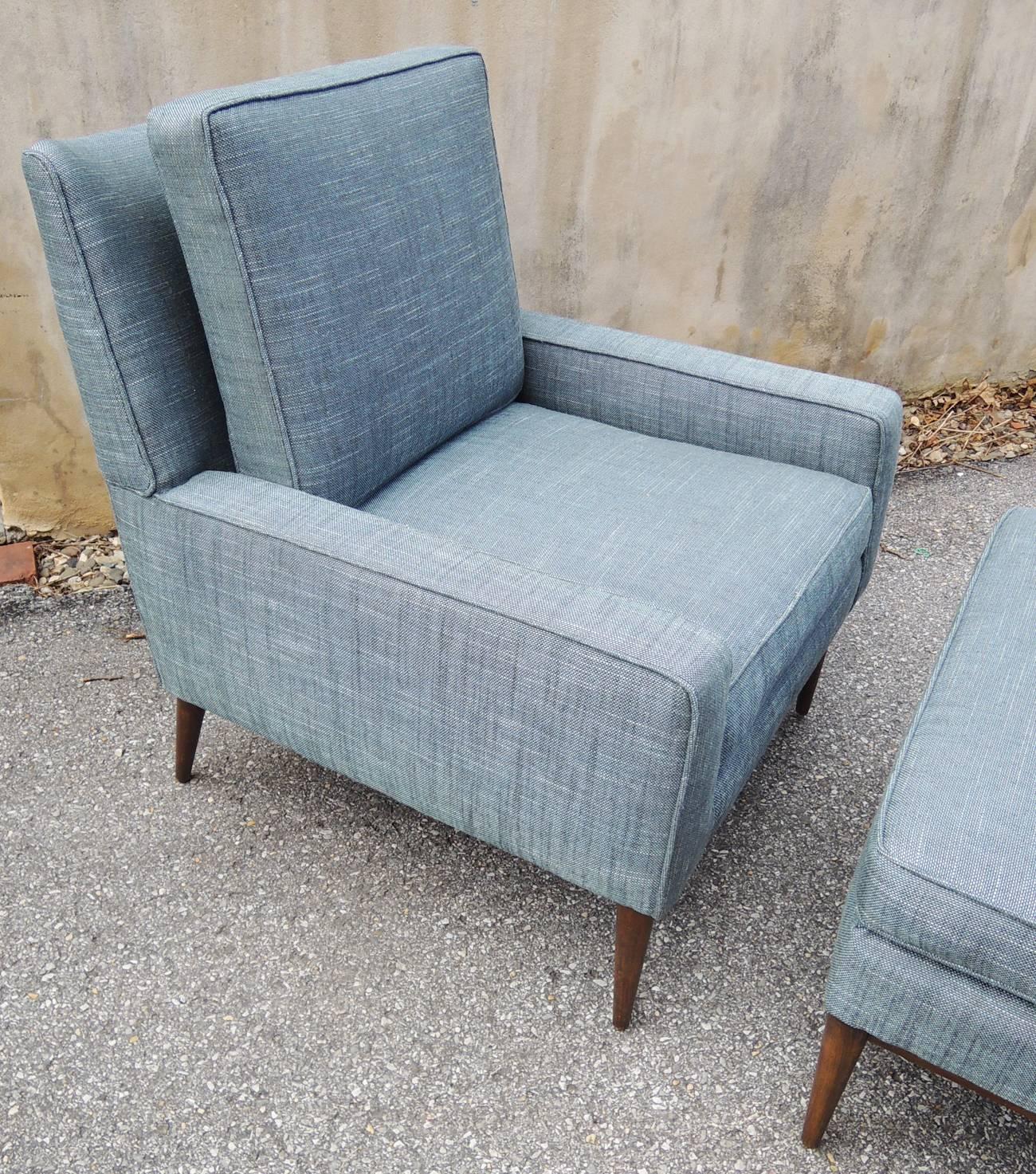 Mid-20th Century Lounge Chair and Ottoman by Paul McCobb For Sale