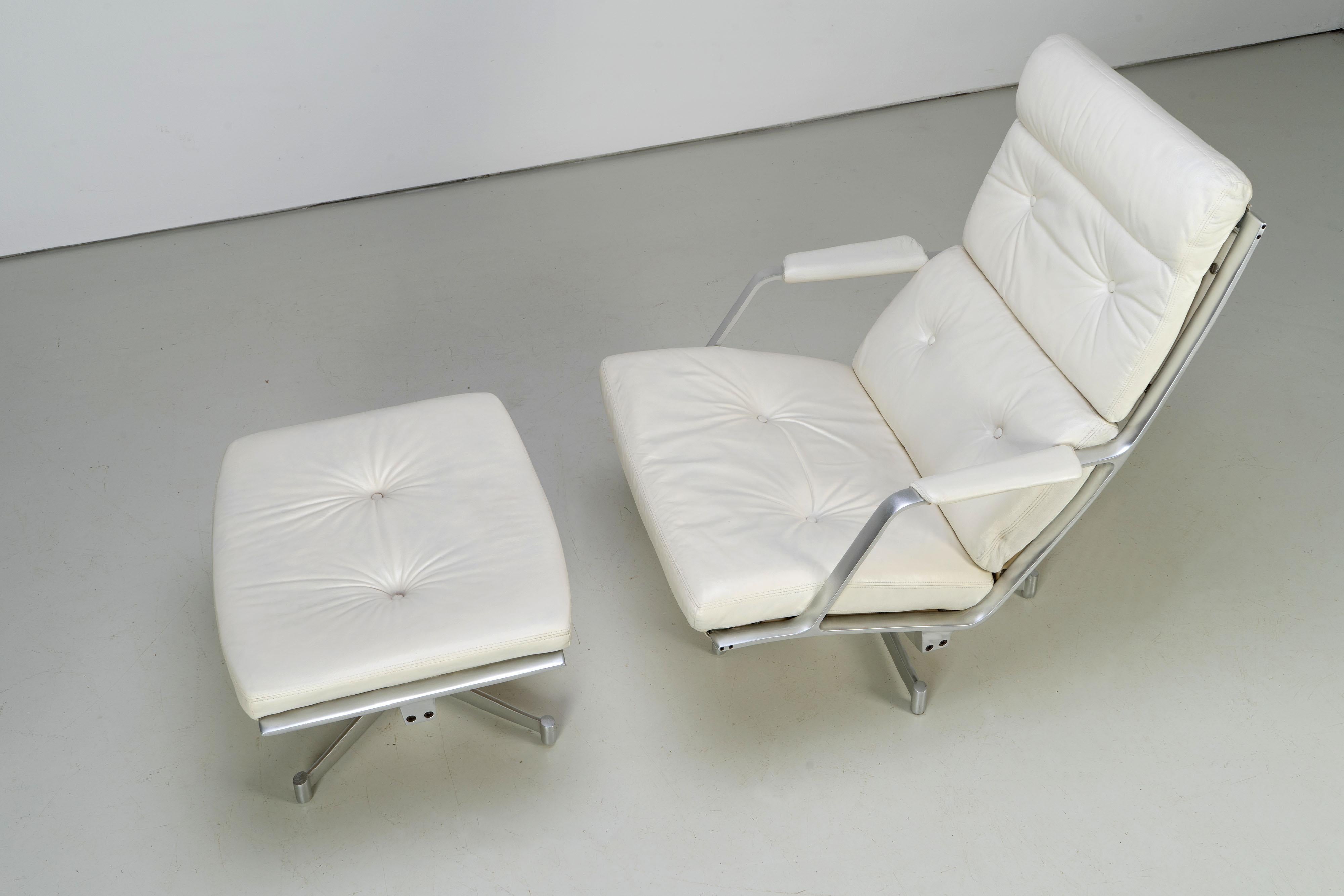 Fauteuil de salon et pouf FK 85 de Fabricius & Kastholm pour Kill, années 1960 en vente 1