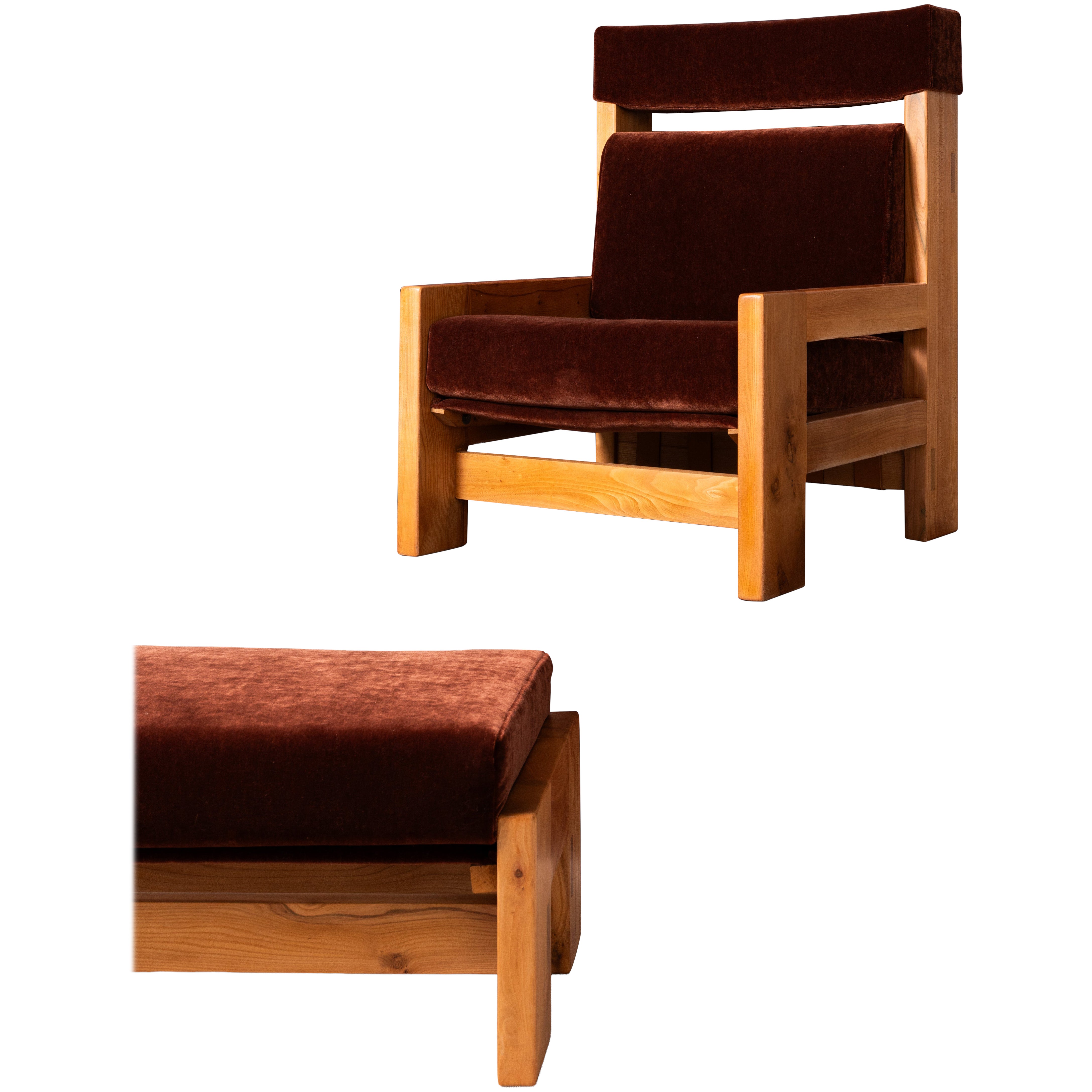 Lounge Chair and Ottoman For Sale