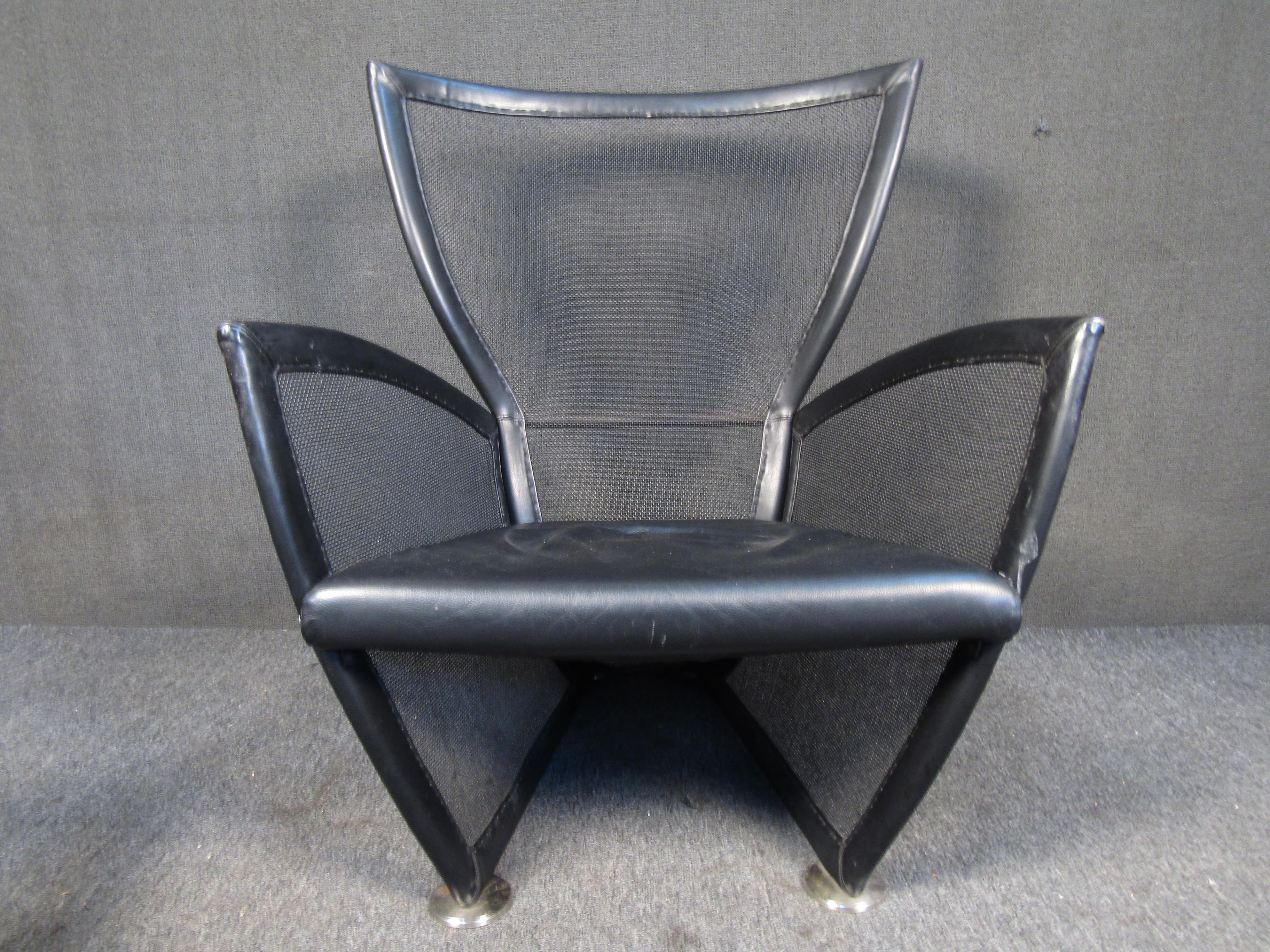 20th Century Lounge Chair and Ottoman Set by Paolo Nava Prive For Sale