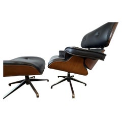 Eames style Lounge chair and stool