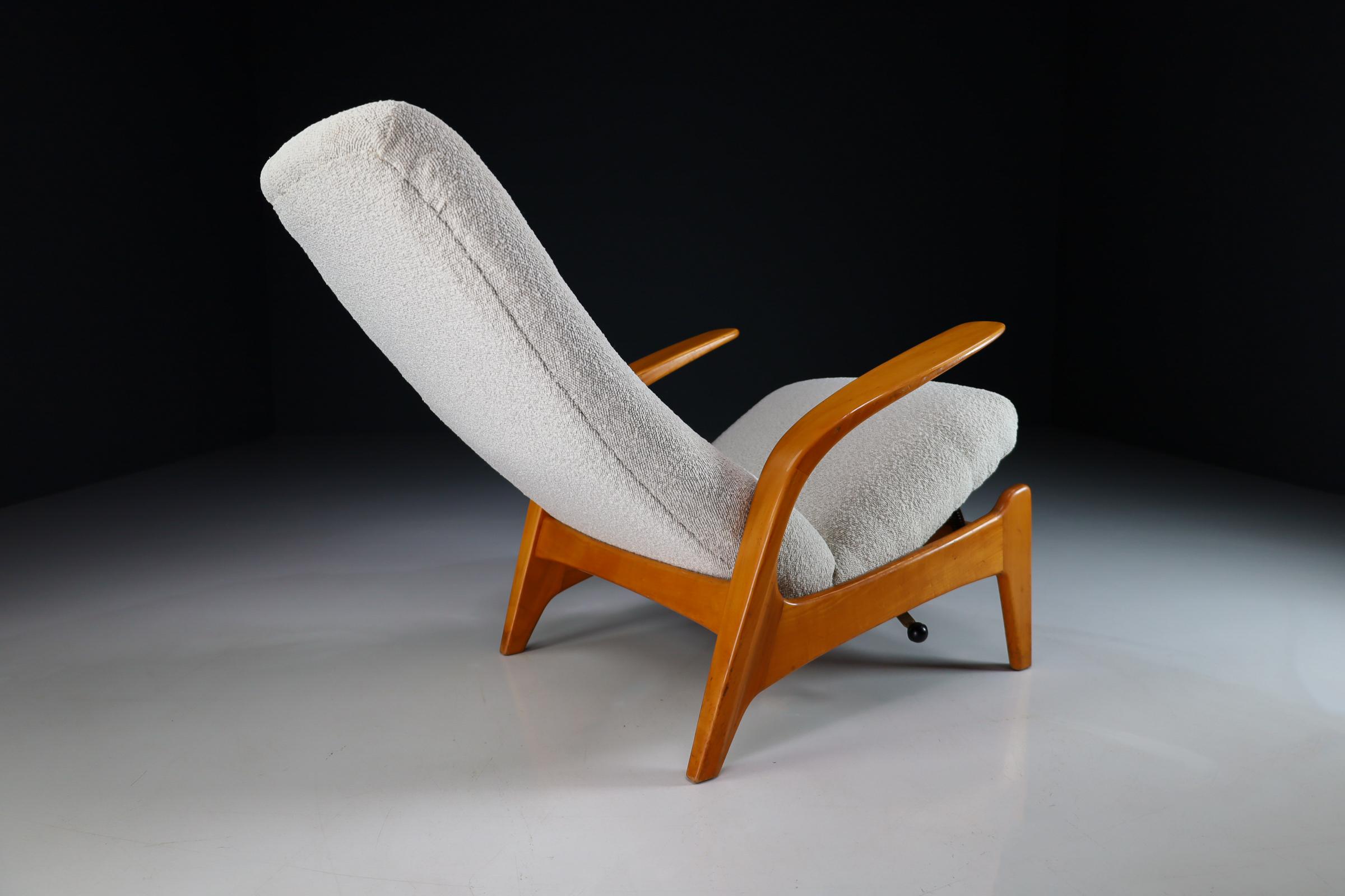 Norwegian Lounge Chair and Stool 