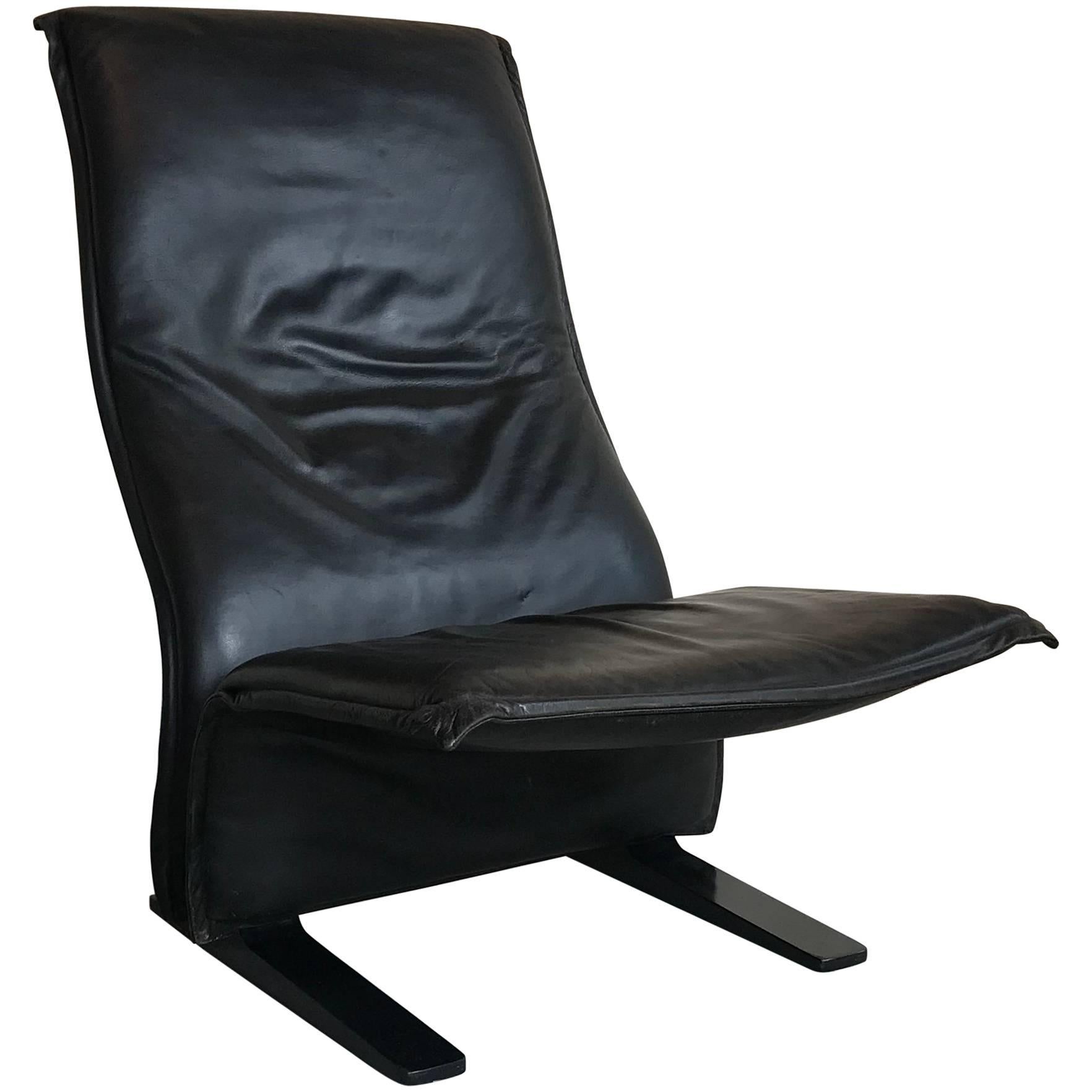 Lounge Chair Artifort Concorde F784 Pierre Paulin, Original Leather Upholstery