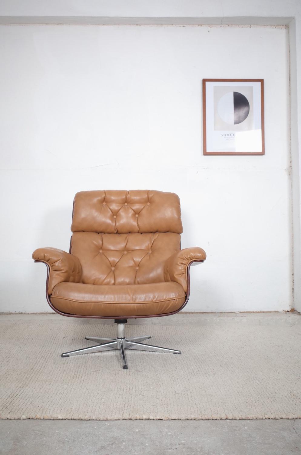 Lounge Chair Attributed to Martin Stoll for Stoll Giroflex, 1960s For Sale 6
