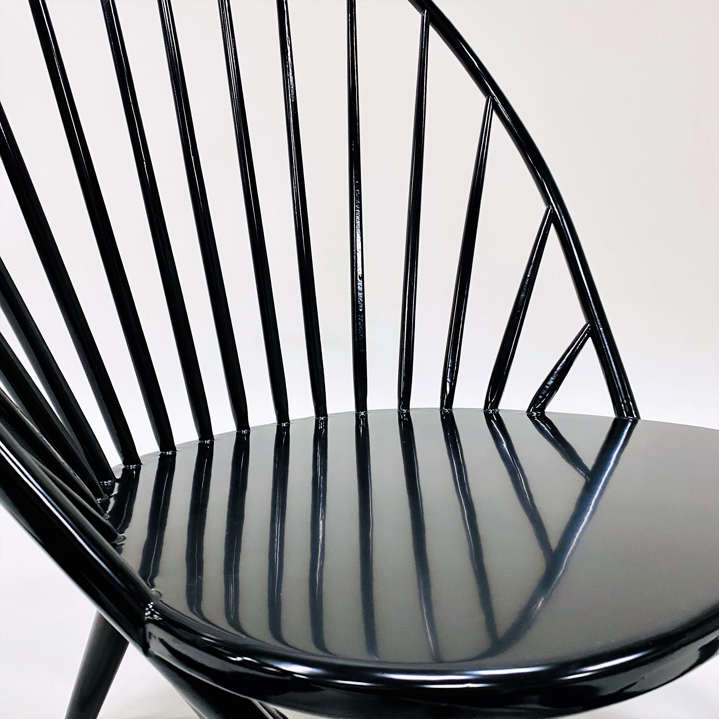 LOUNGE CHAIR Bågen PAR SVEN ENGSTRÖM & GUNNAR MYRSTRAND POUR NÄSSJÖ STOLFABRIK en vente 9