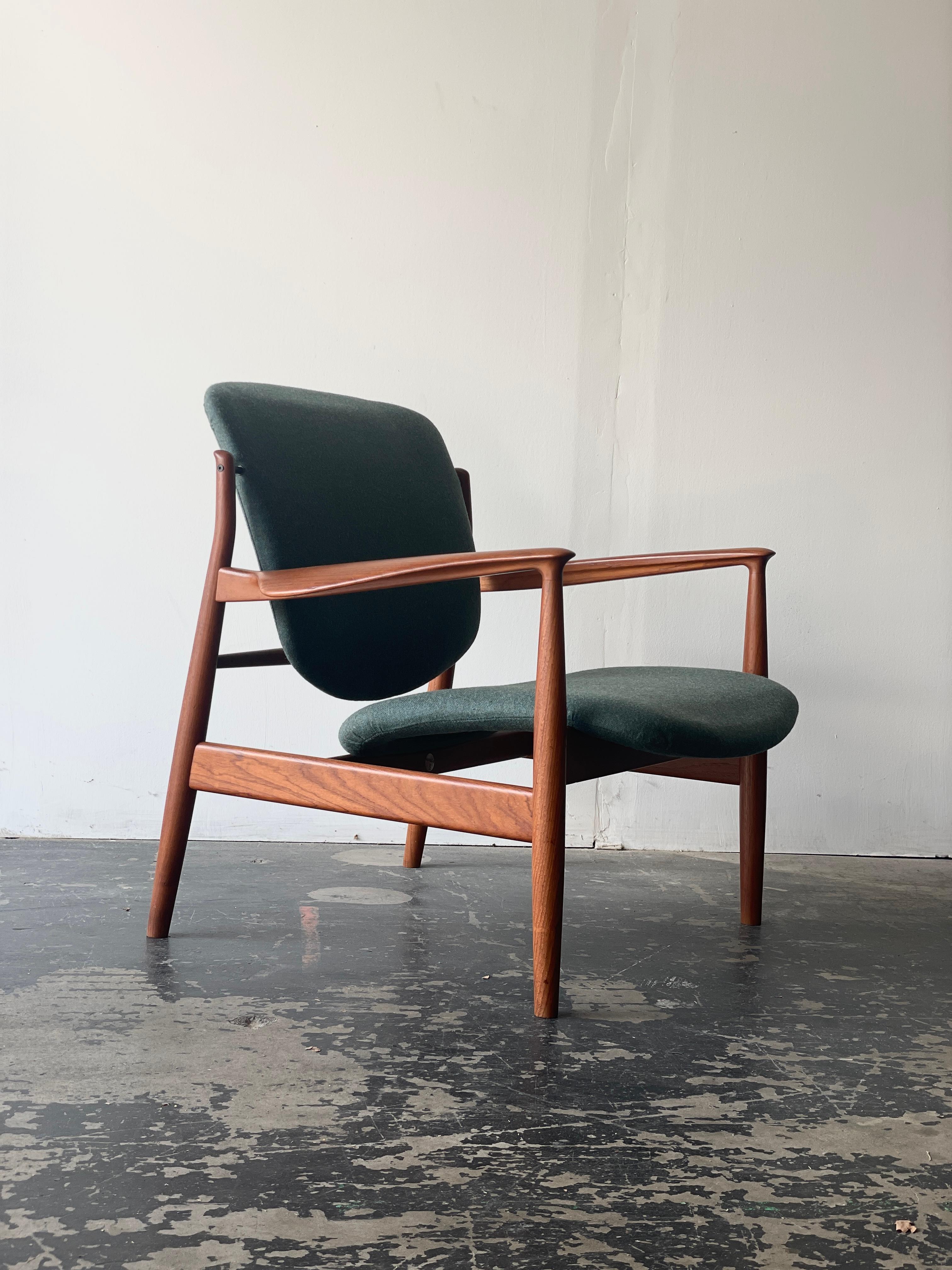 Loungesessel bu Finn Juhl, Modell 136, Loungesessel für France & Son im Angebot 2