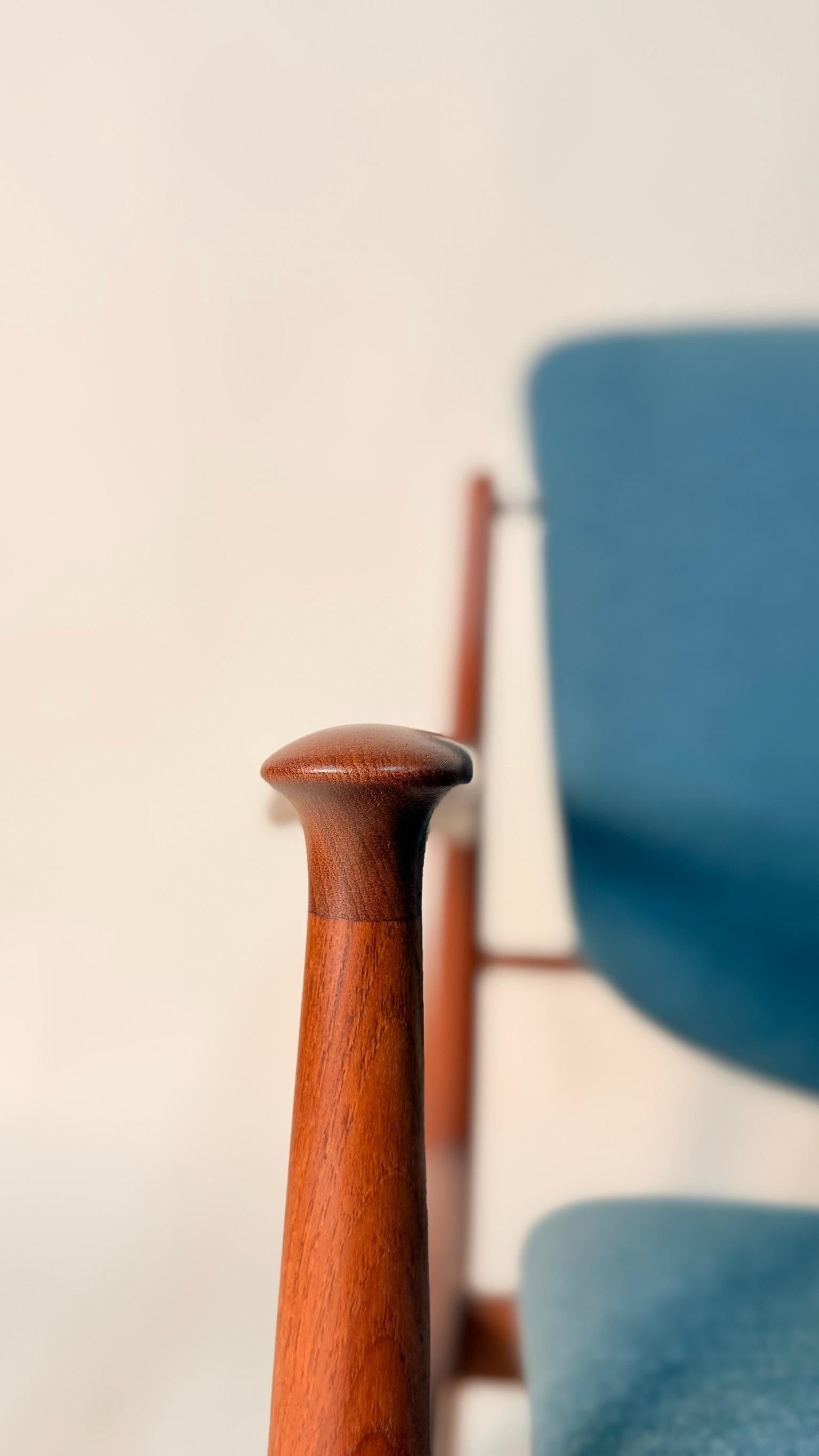 Loungesessel bu Finn Juhl, Modell 136, Loungesessel für France & Son (Skandinavische Moderne) im Angebot