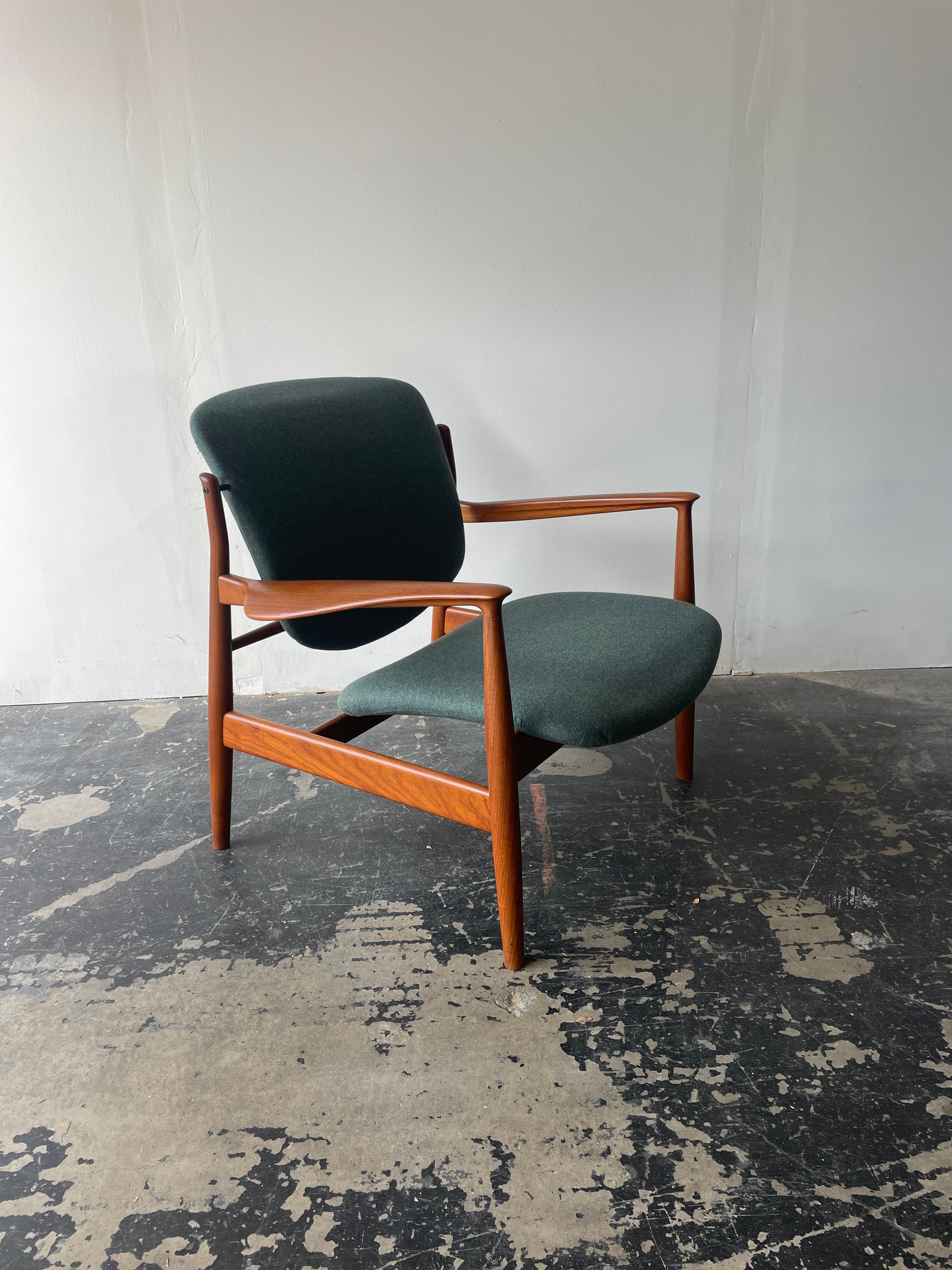 Loungesessel bu Finn Juhl, Modell 136, Loungesessel für France & Son im Angebot 5