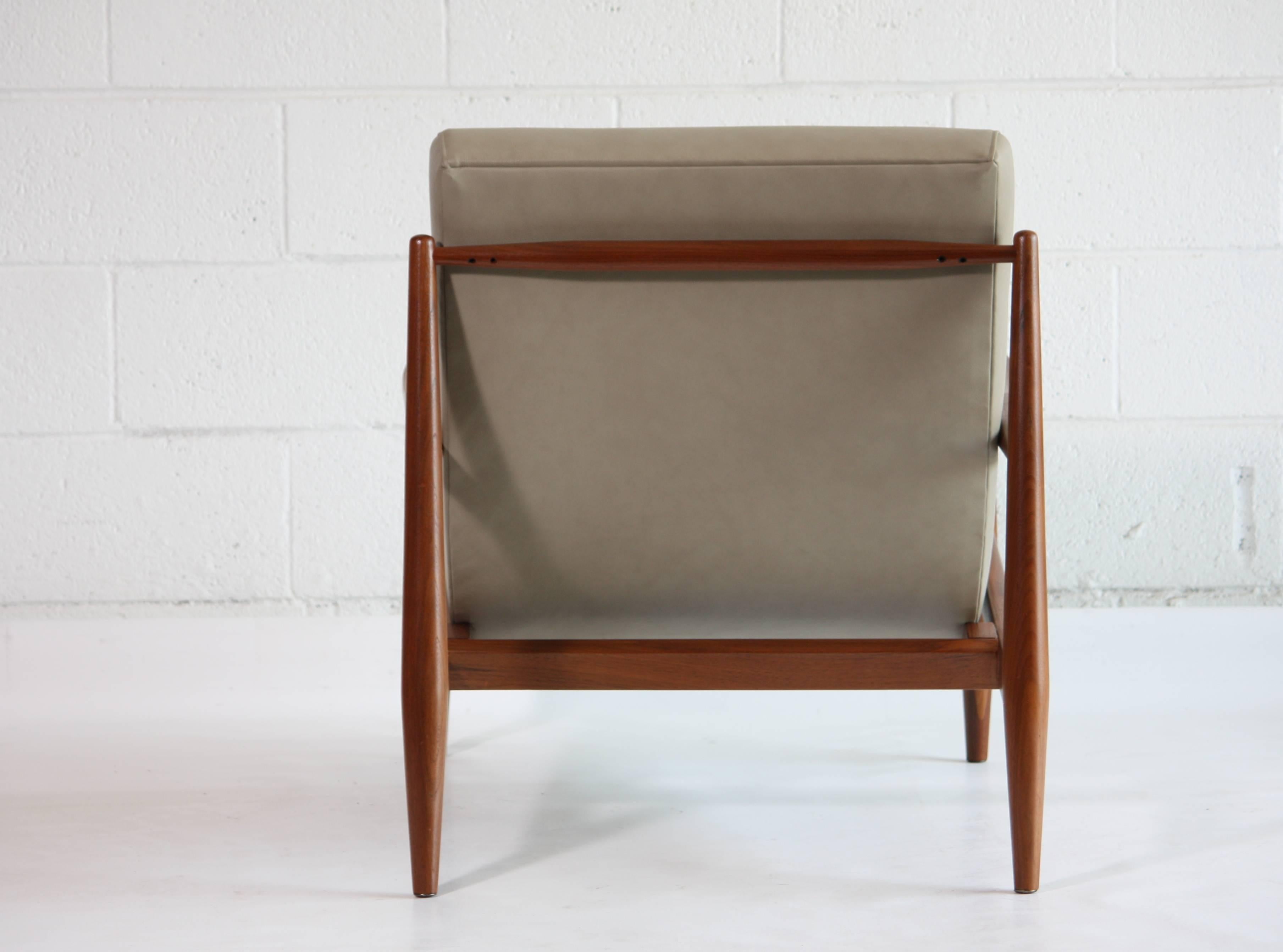 Leather Lounge Chair by Adrian Pearsall for Craft Associates Inc.