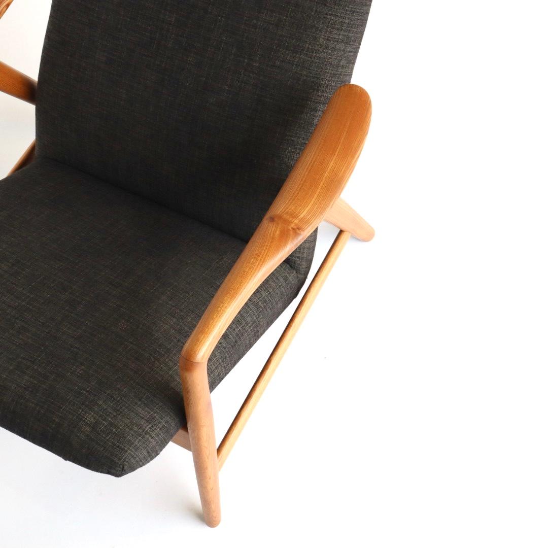 Milieu du XXe siècle Fauteuil de salon d'Alf Svensson pour Fritz Hansen, modèle 4312