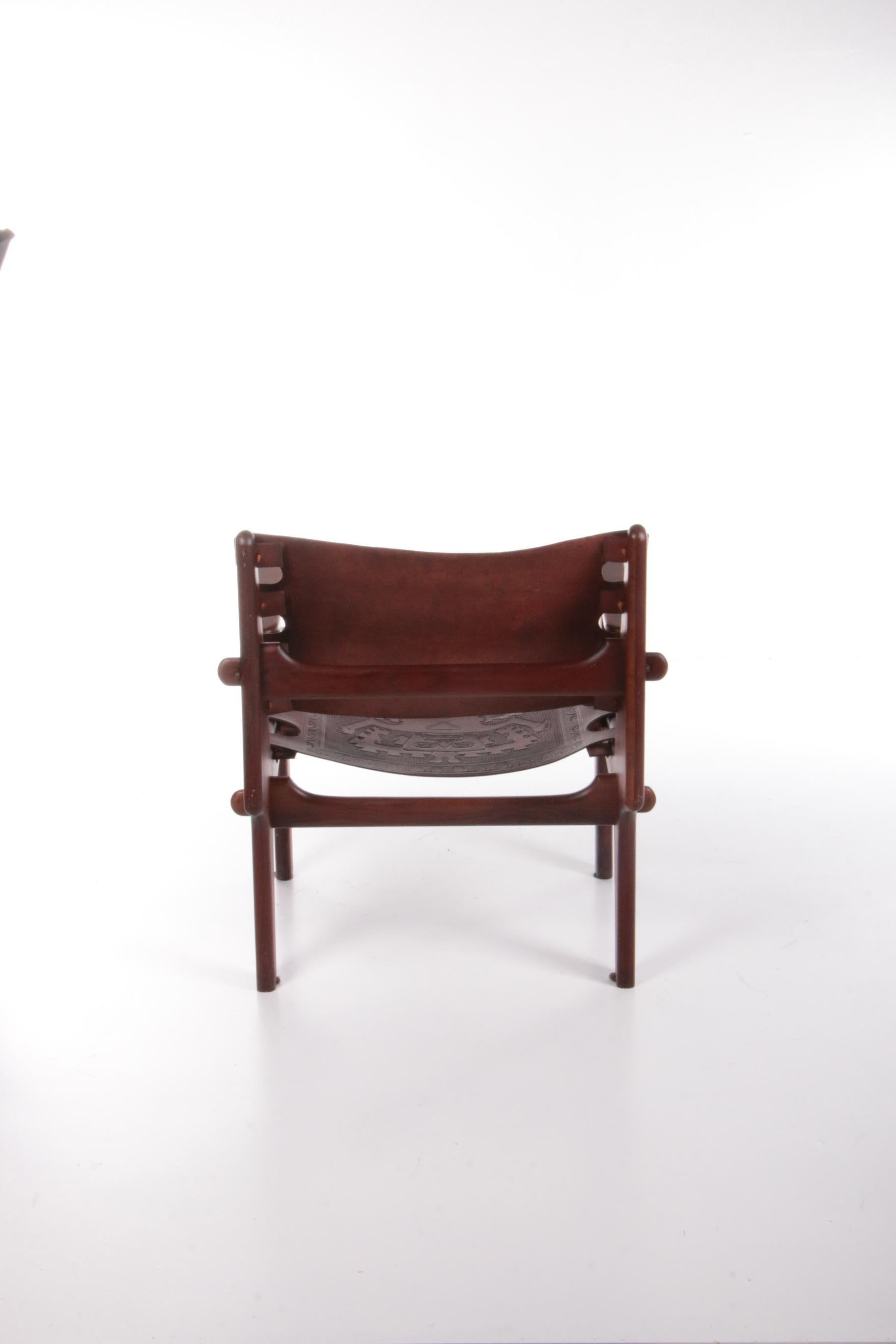 Mid-20th Century Lounge Chair by Angel I. Pazmino for Muebles de Estilo, 1960s For Sale