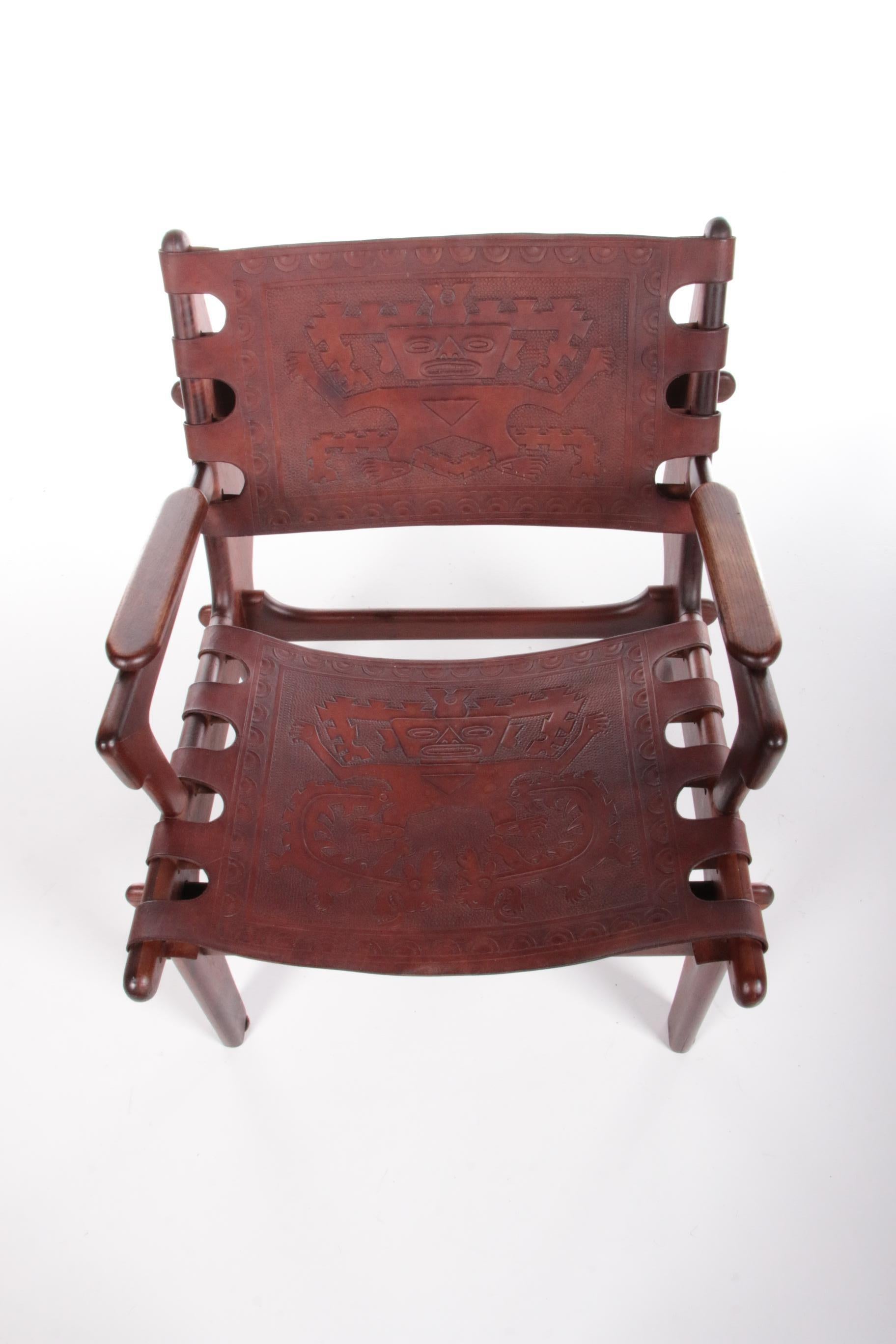 Lounge Chair by Angel I. Pazmino for Muebles de Estilo, 1960s For Sale 1