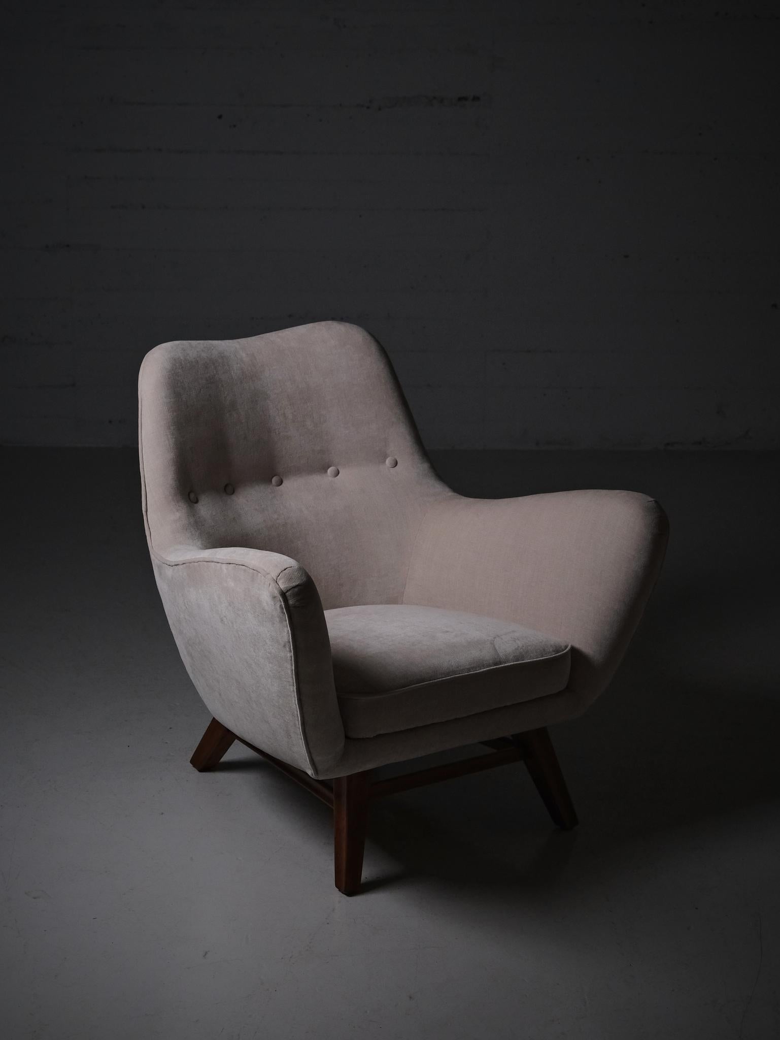 Loungesessel von anonymer Designerin, Schweden, 1950er Jahre im Angebot 4