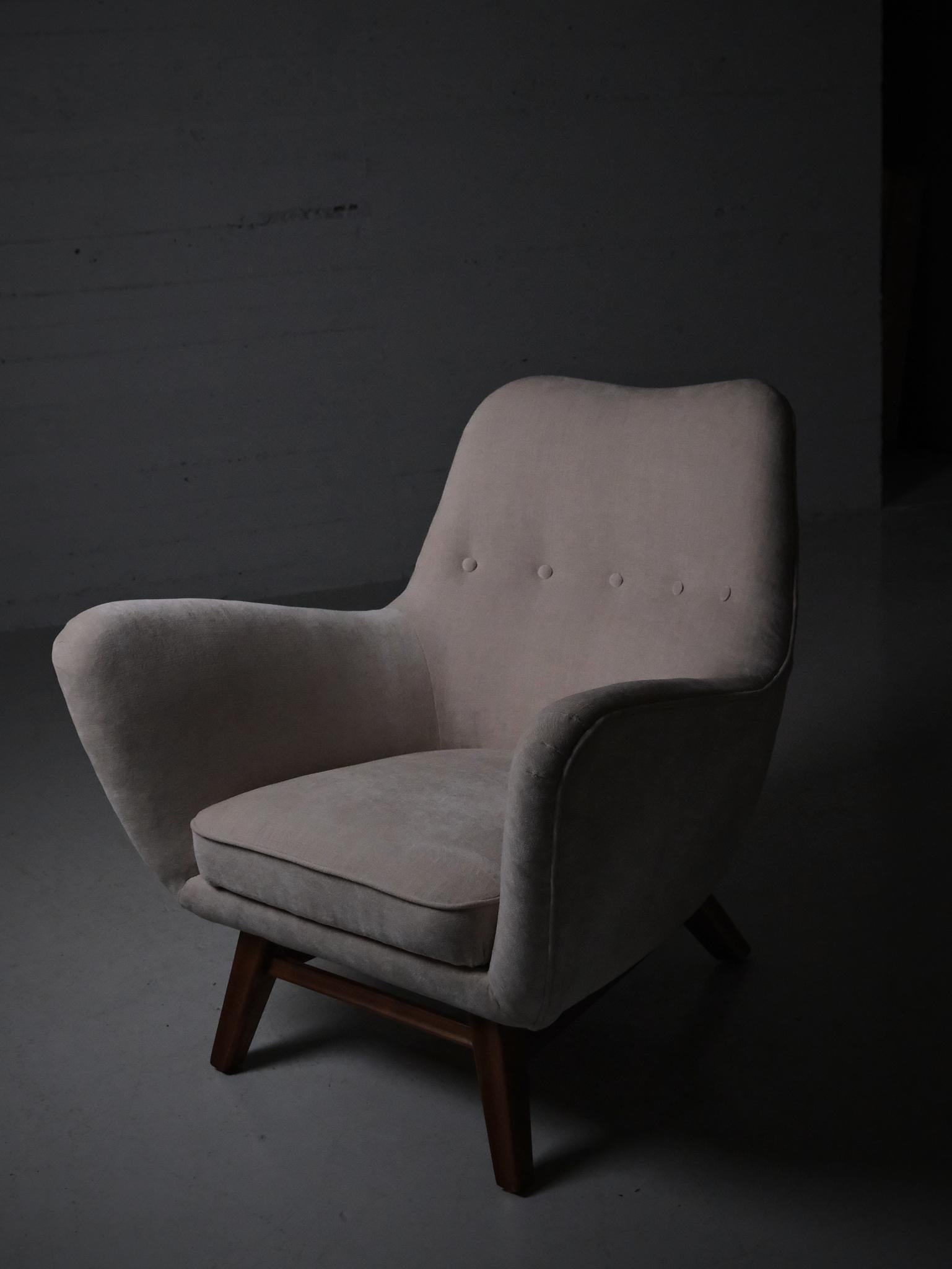 Loungesessel von anonymer Designerin, Schweden, 1950er Jahre im Angebot 5