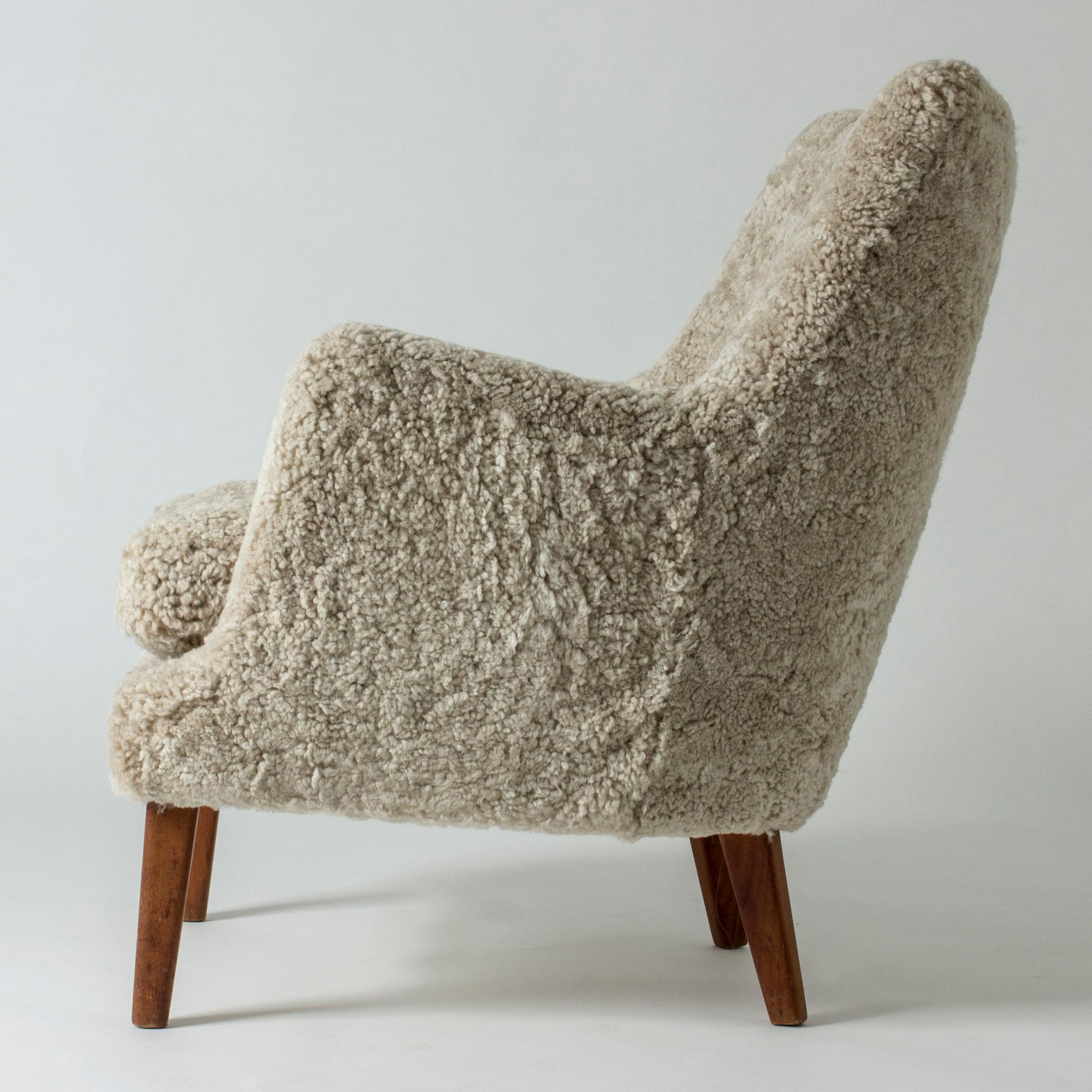 Lounge Chair by Arne Vodder for K. Ivan Schlechter, Denmark, 1950s In Good Condition In Stockholm, SE