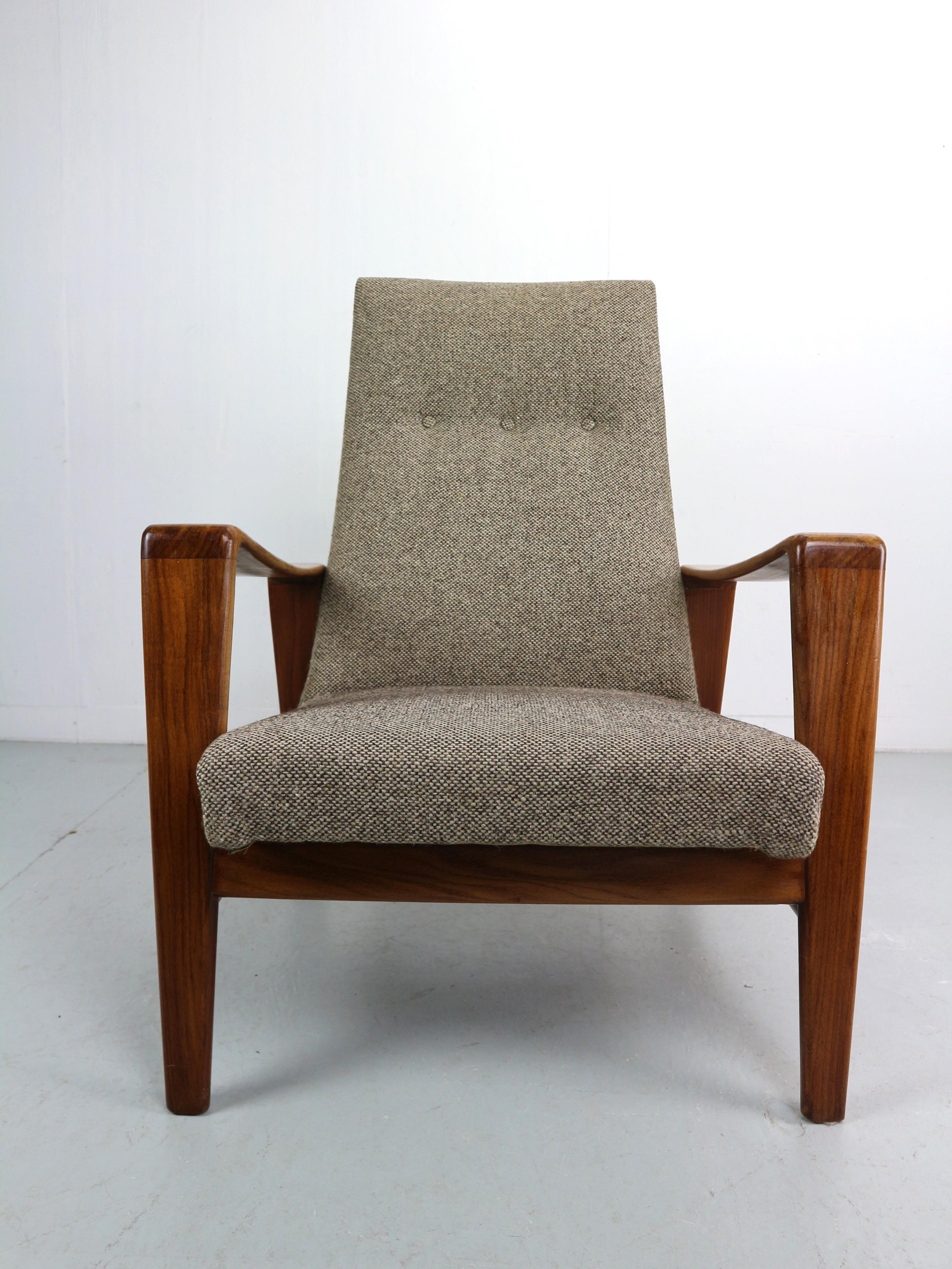 Mid-Century Modern Lounge Chair by Arne Wahl Iversen for Komfort, 1960s For Sale