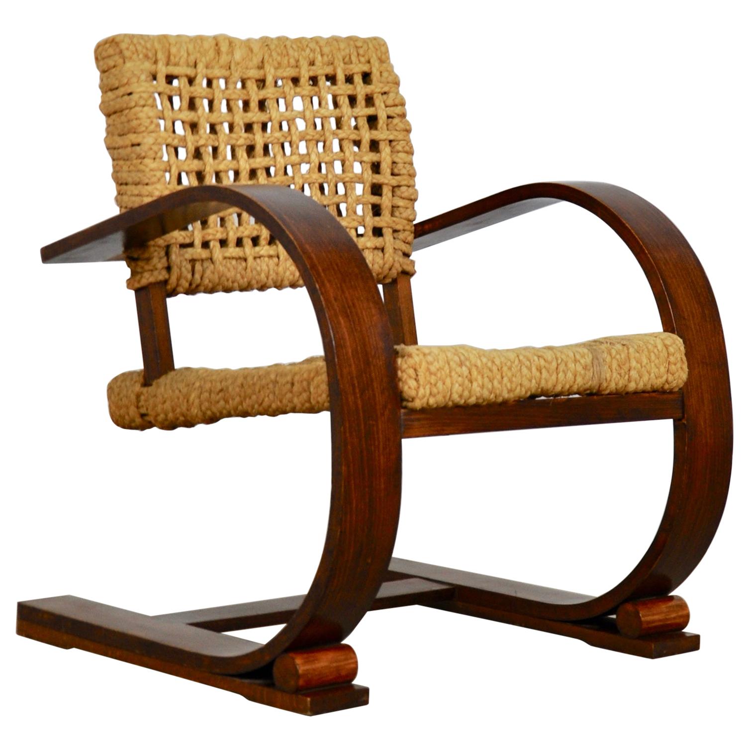 Lounge chair by Audoux Minet for Vibo Vesoul, 1950s