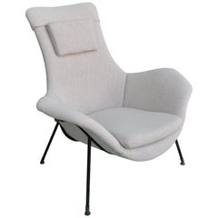 Lounge Chair by Augusto Bozzi for Fratelli Saporiti, Italy, 1950s