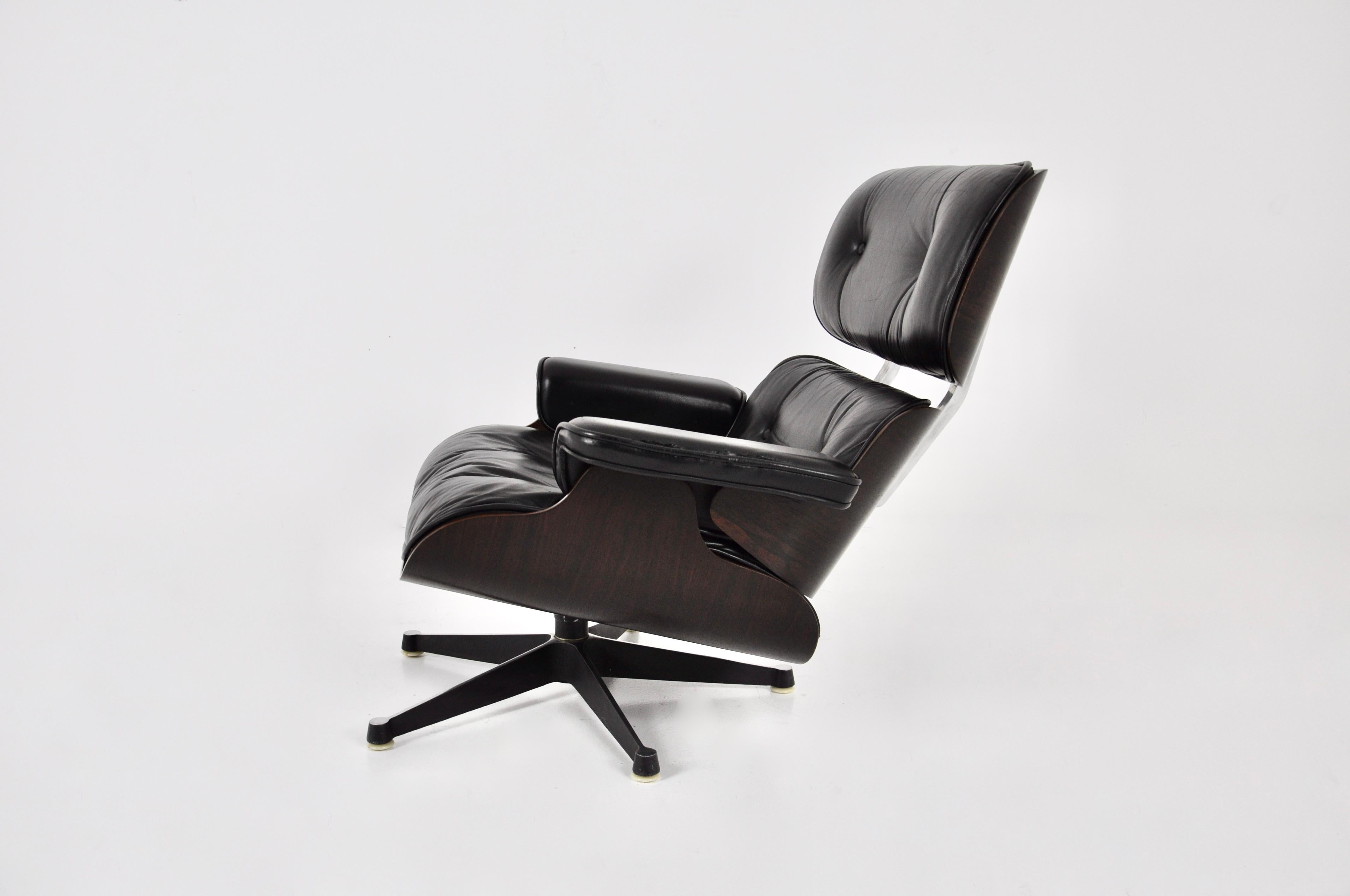 Metal Lounge Chair by Charles and Ray Eames for ICF Herman Miller, 1970s