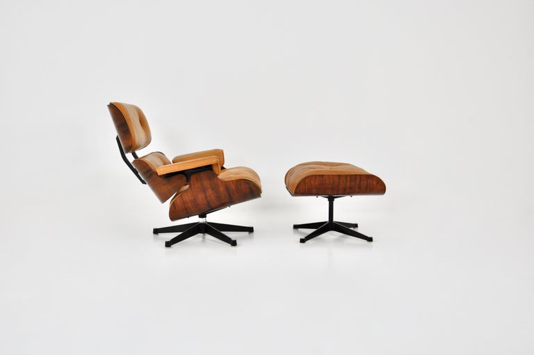 Lounge Chair by Charles & Ray Eames for Herman Miller, 1970s In Good Condition In Lasne, BE