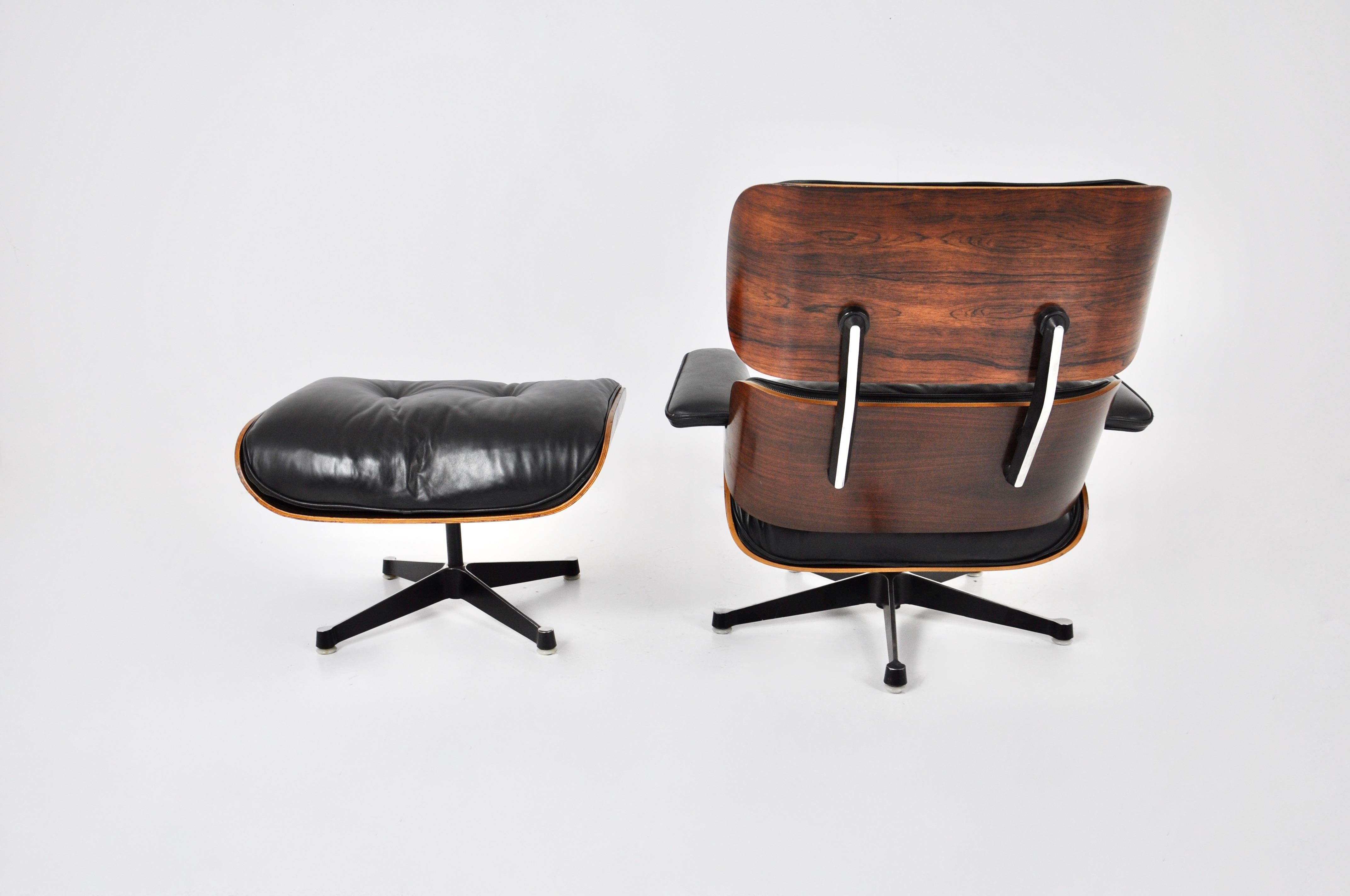Lounge Chair by Charles & Ray Eames for Herman Miller, 1970s In Good Condition In Lasne, BE