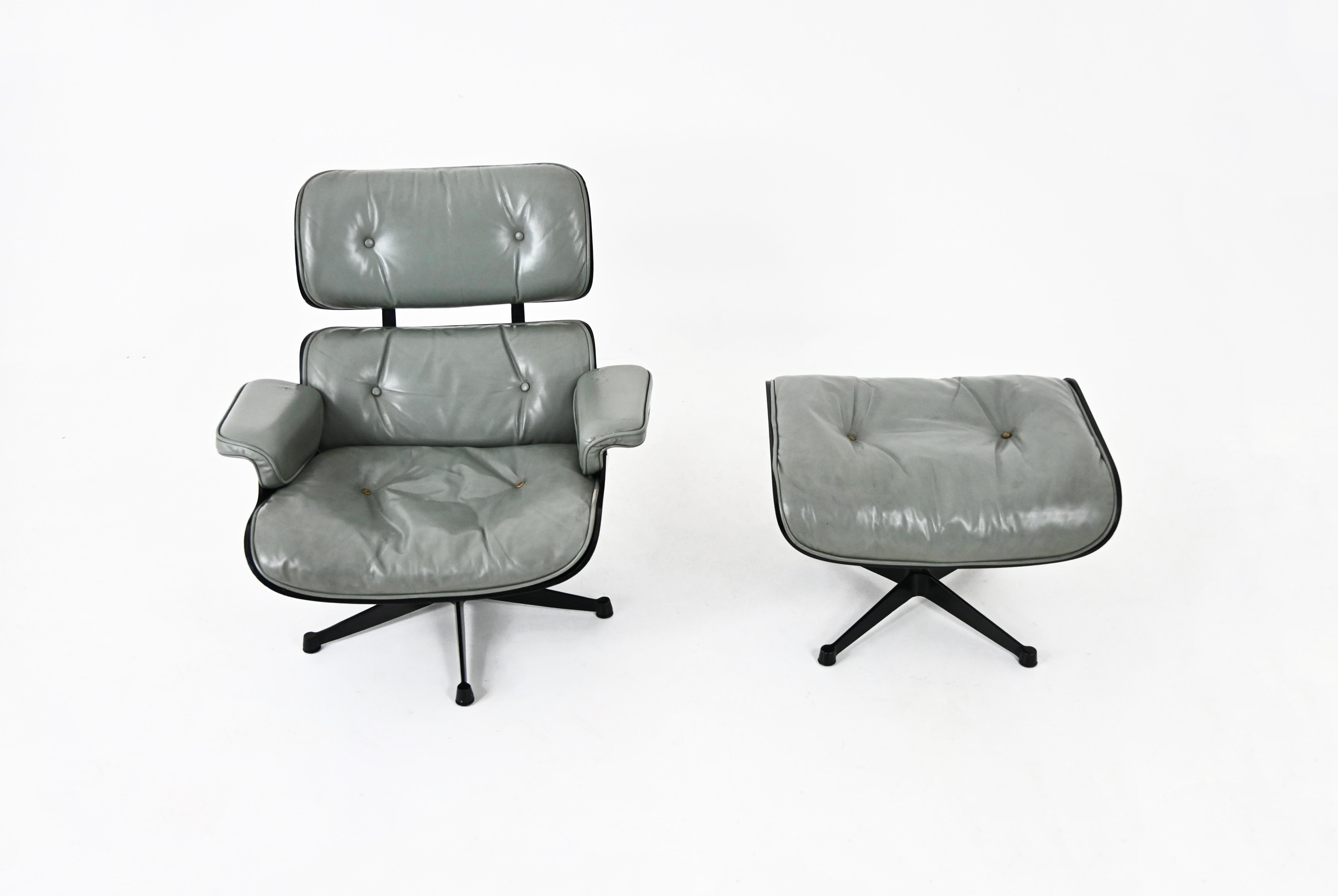 Silla Lounge de Charles and Ray Eames para Herman Miller, años 70 en venta 1