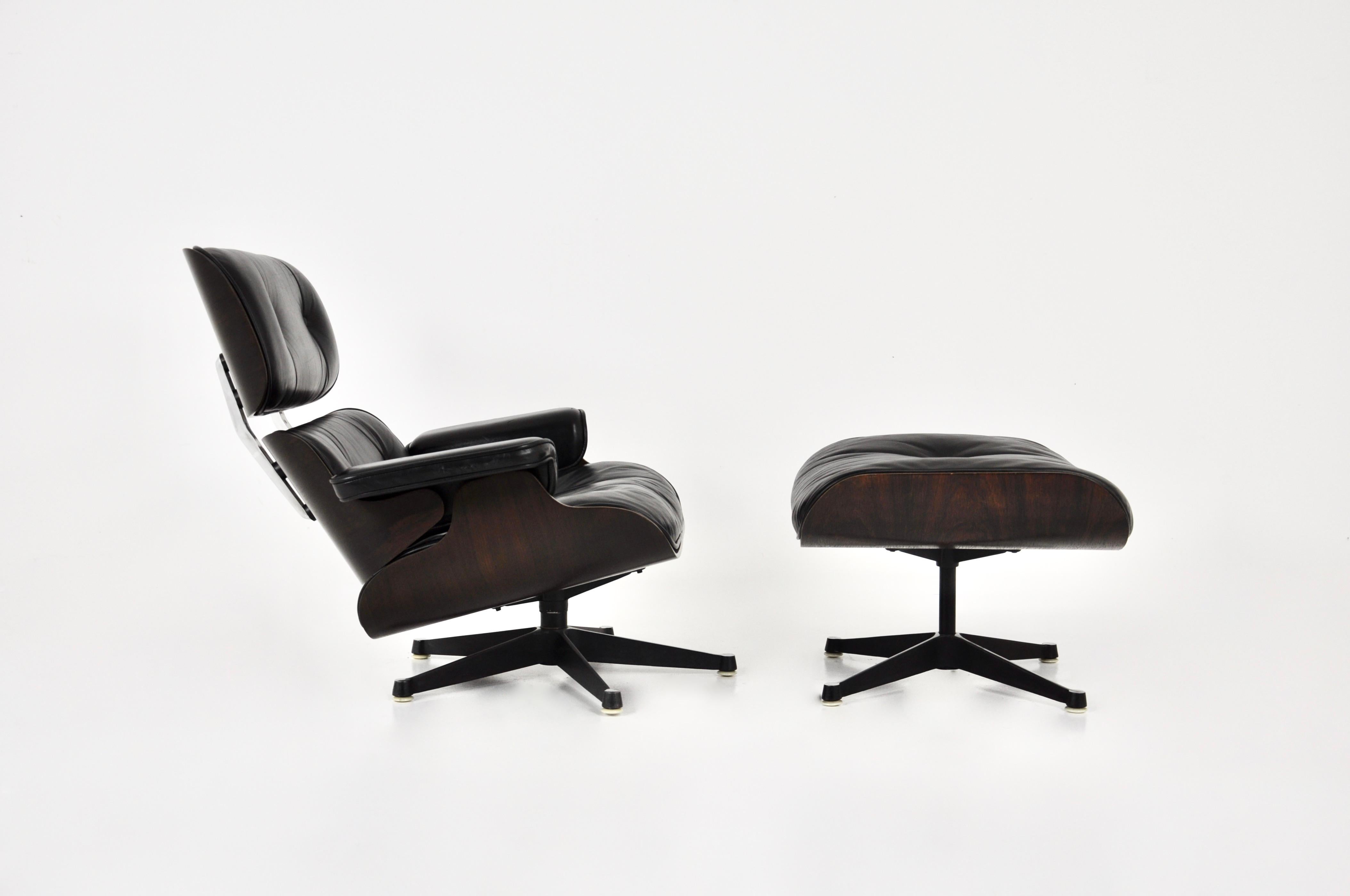 Loungesessel von Charles & Ray Eames für ICF, 1970er-Jahre im Zustand „Gut“ im Angebot in bruxelles, BE
