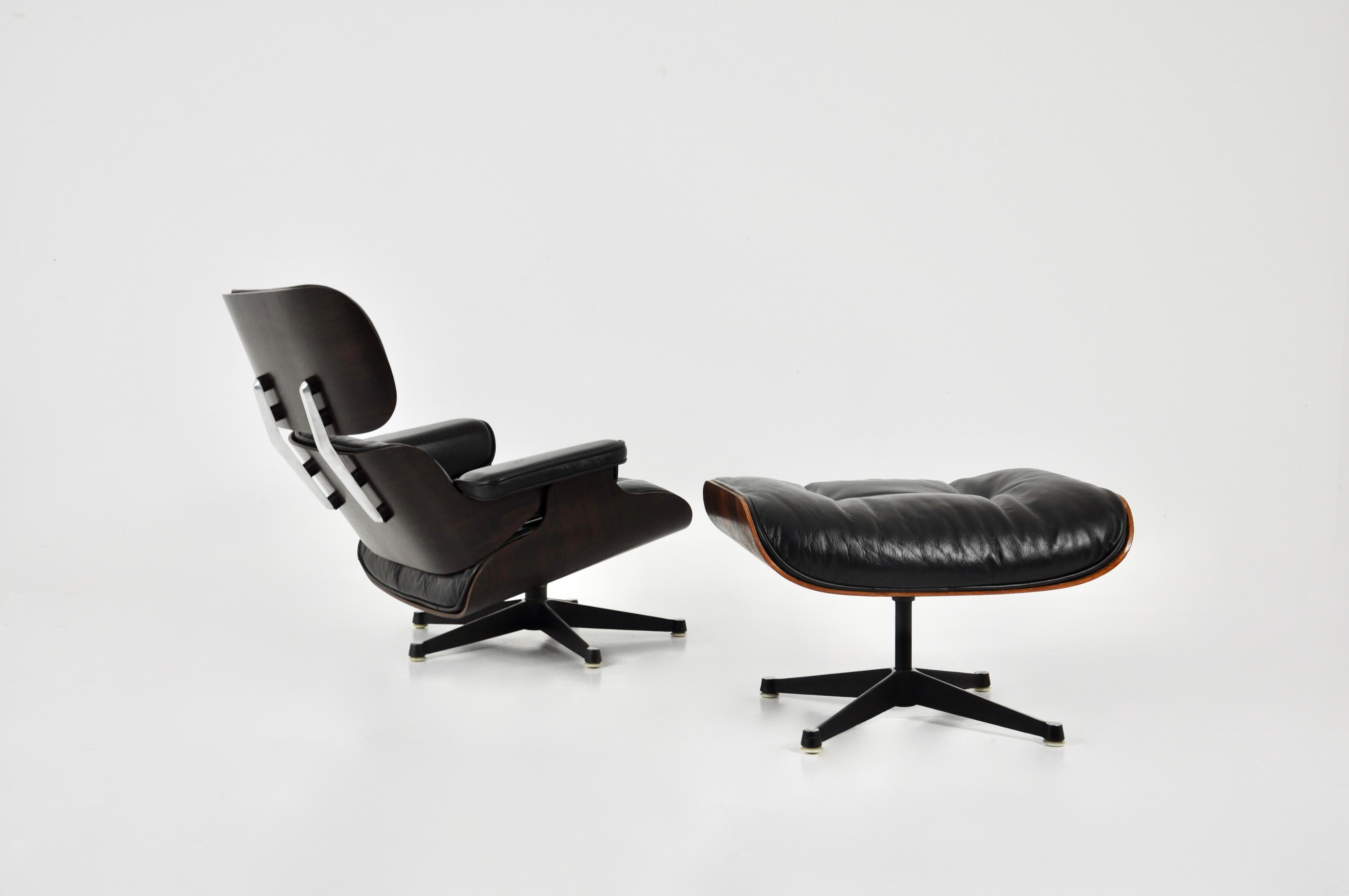 Loungesessel von Charles & Ray Eames für ICF, 1970er-Jahre im Angebot 1