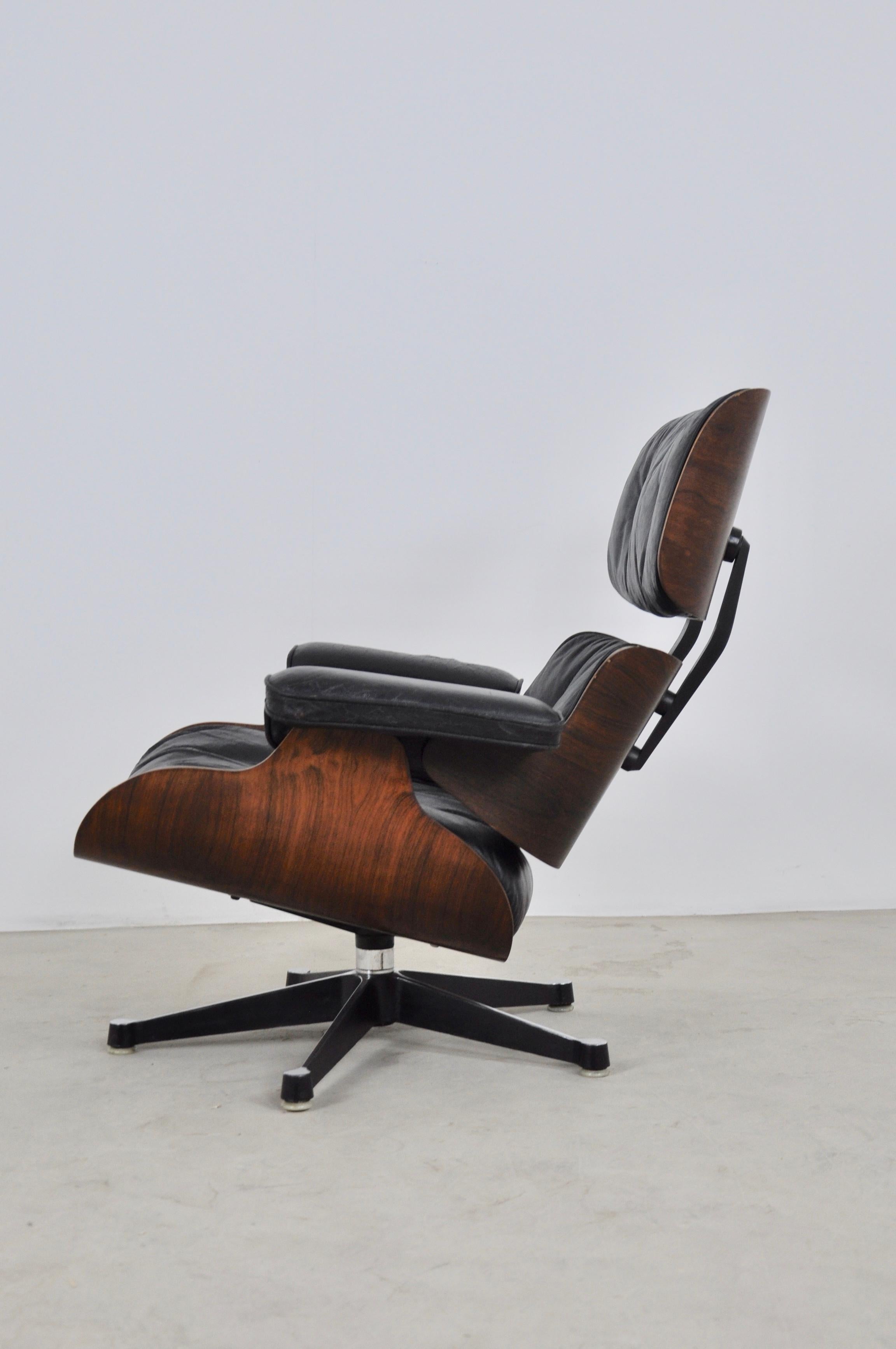 French Lounge Chair by Charles & Ray Eames for Mobilier International, 1970s